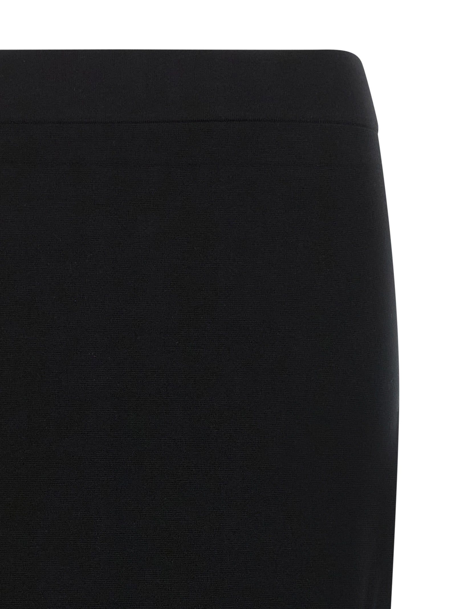 Max Mara Black Viscose Midi Skirt Max Mara