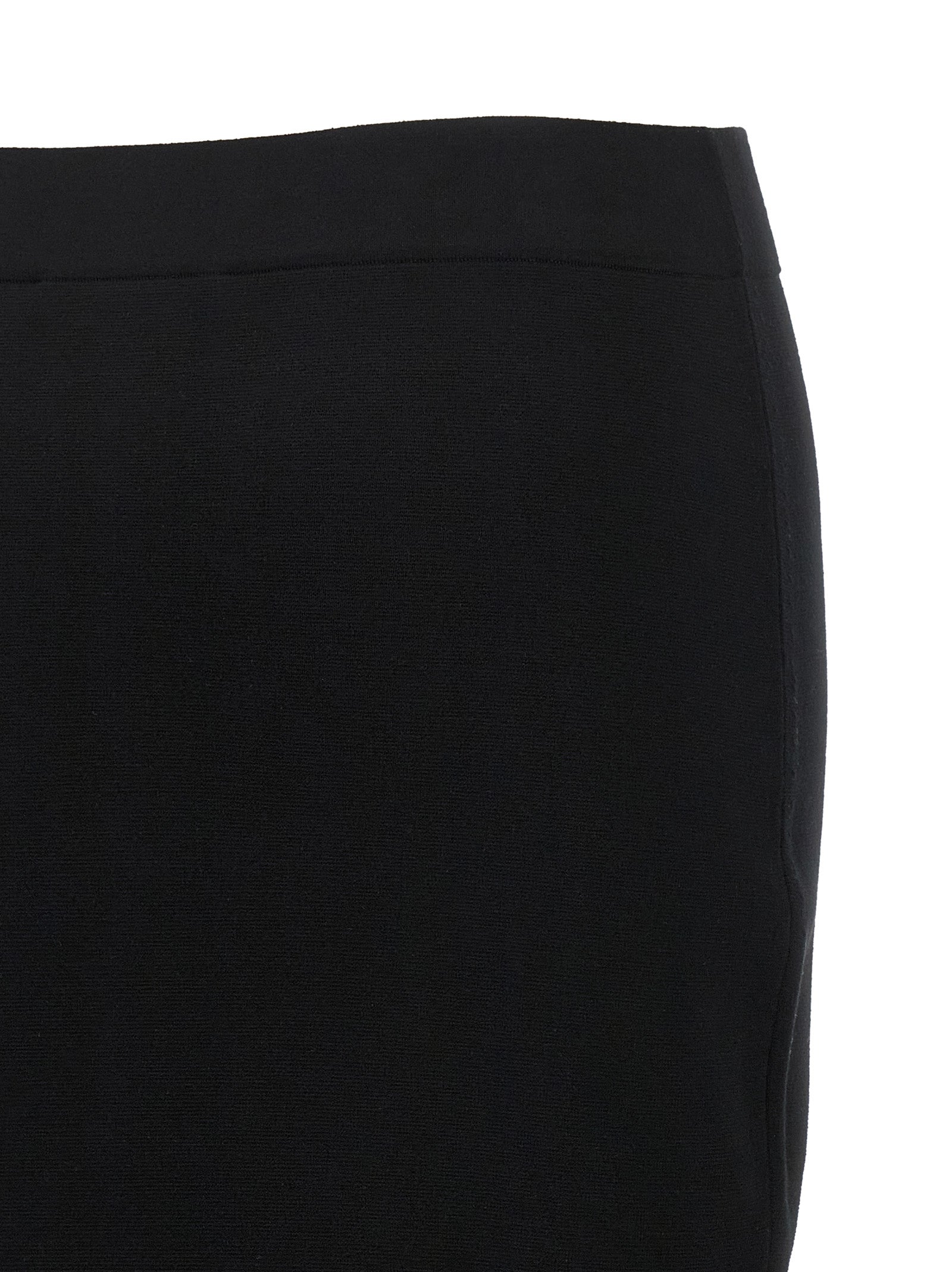 Max Mara Black Viscose Midi Skirt Max Mara