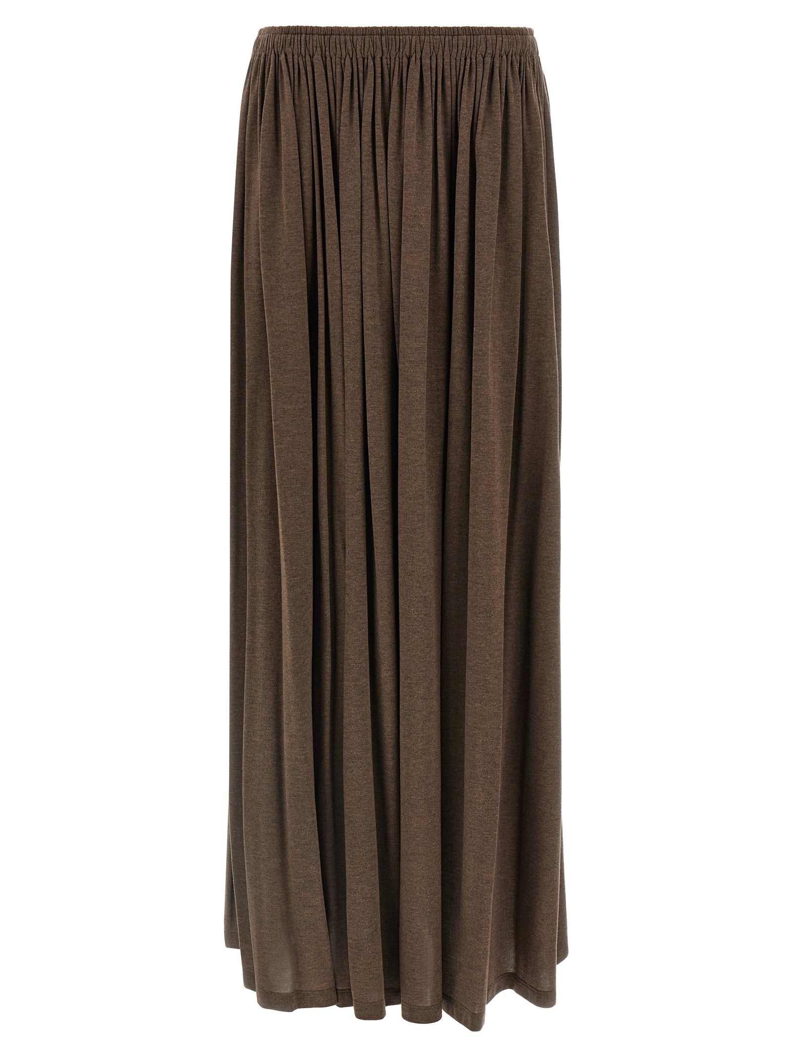 Max Mara Brown Lyocell Mini Skirt Max Mara