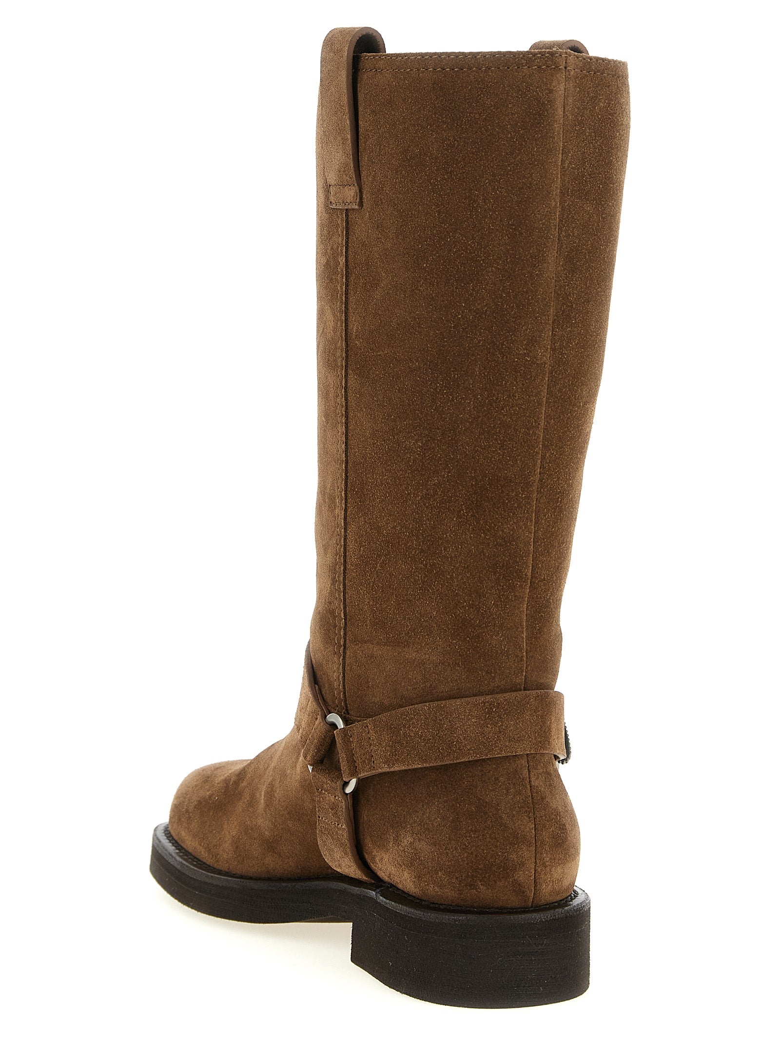 Brunello Cucinelli Brown Calfskin Over The Knee Brunello Cucinelli