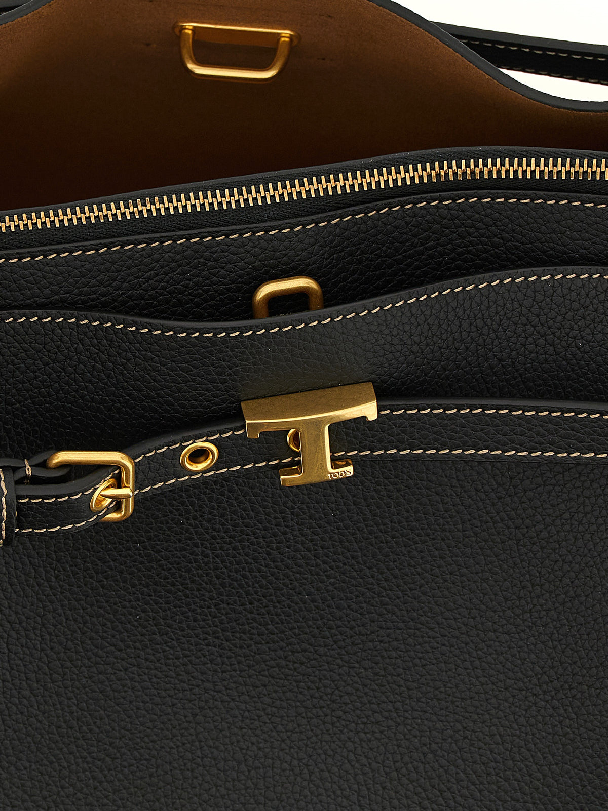 Tod's Black Calfskin Handbag Tod's