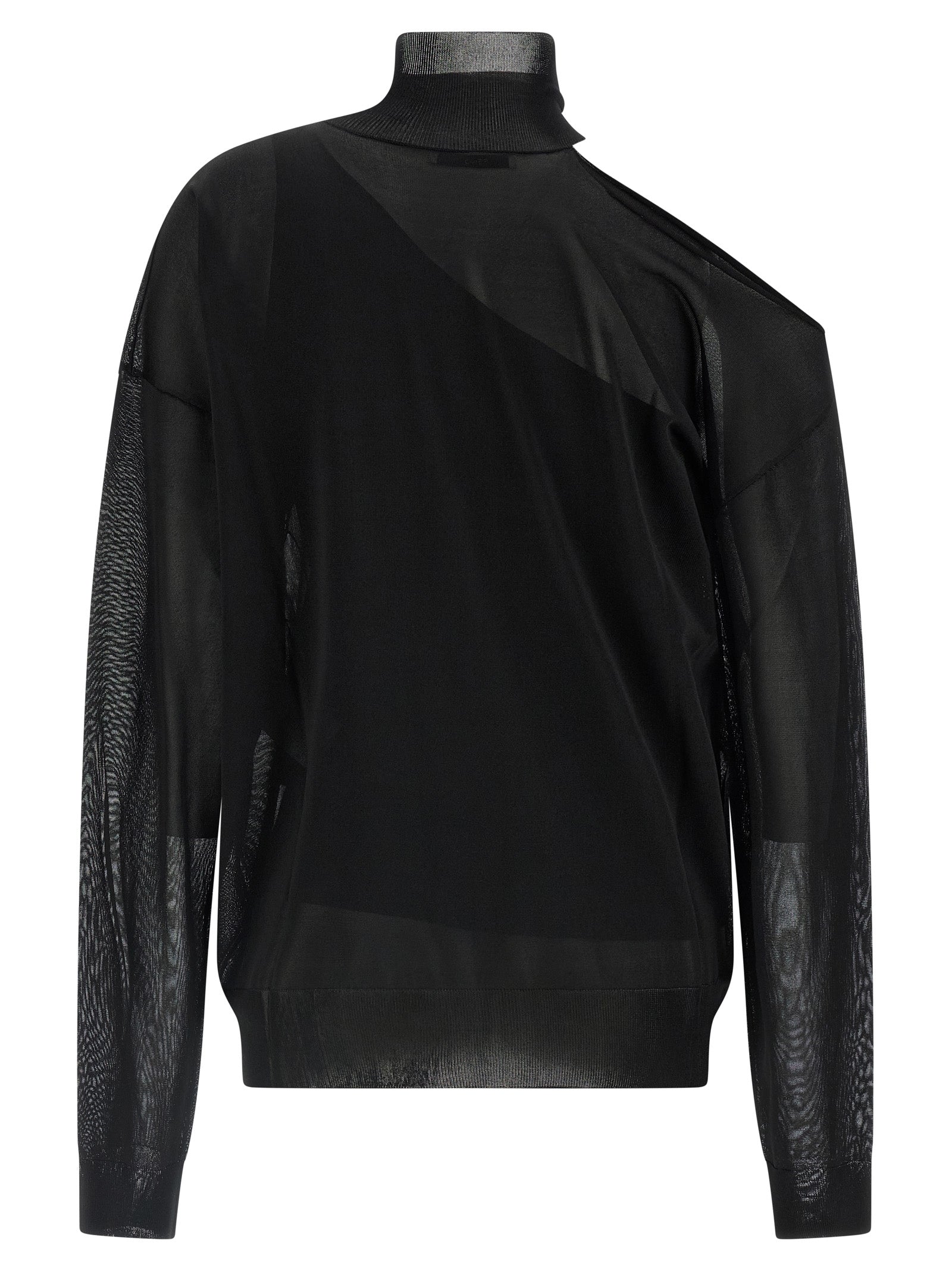 Fendi Black Viscose Cardigan Fendi