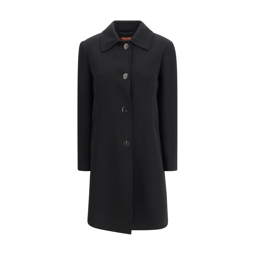 Max Mara Black Triacetate Coat Max Mara