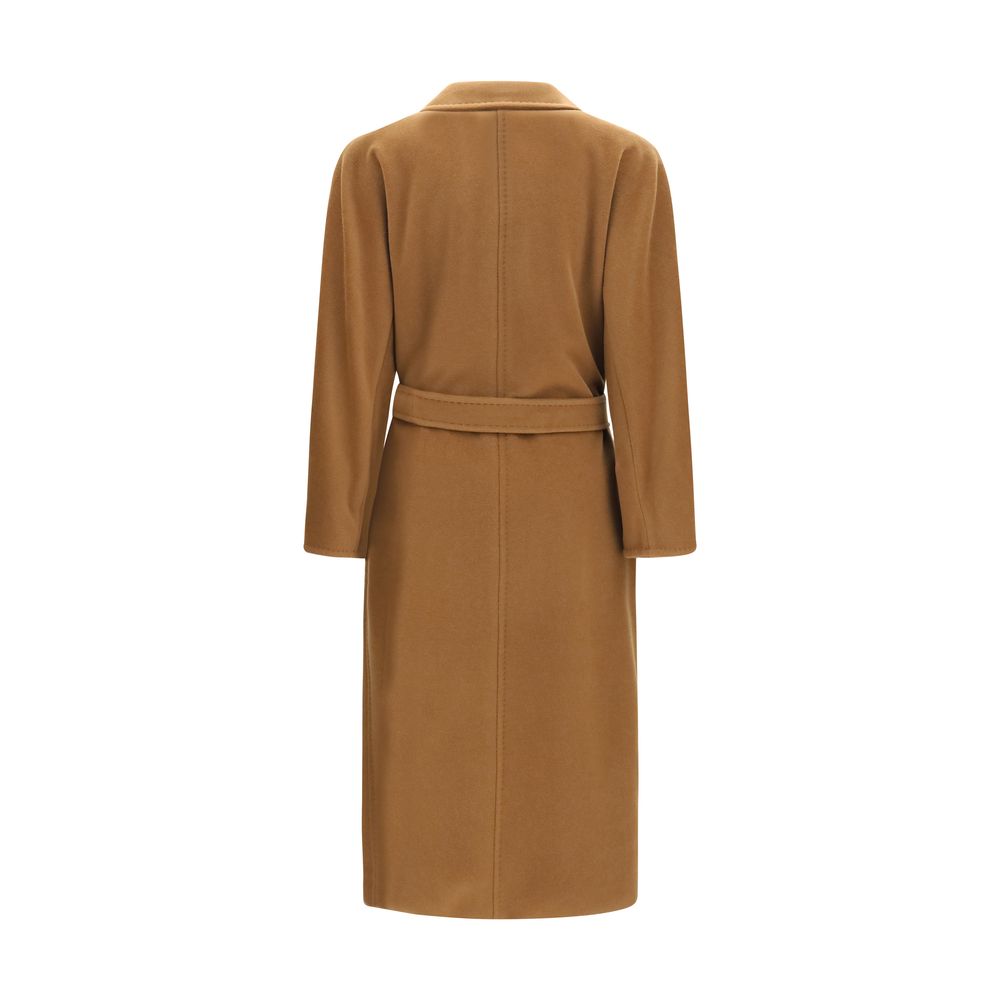 Max Mara Brown Wool Oves Aries Coat Max Mara