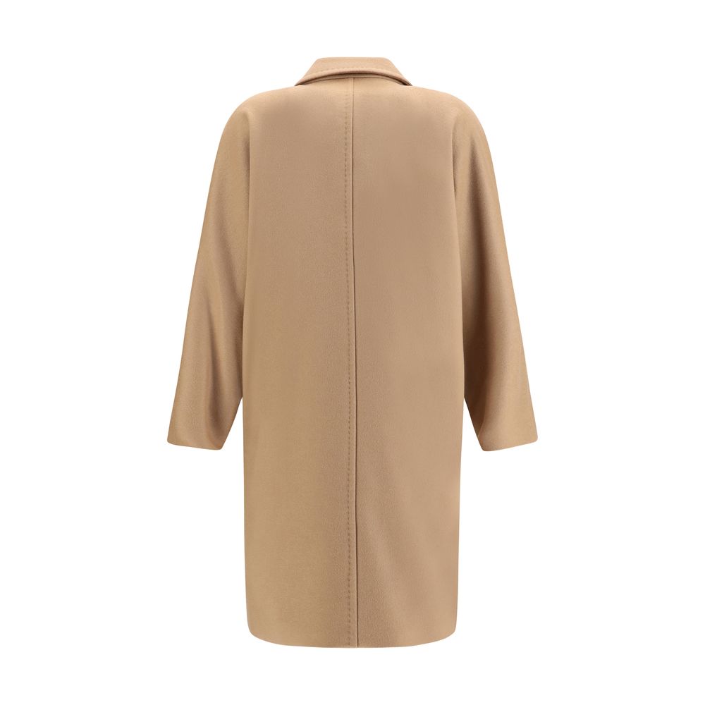Max Mara Beige Wool Oves Aries Coat Max Mara