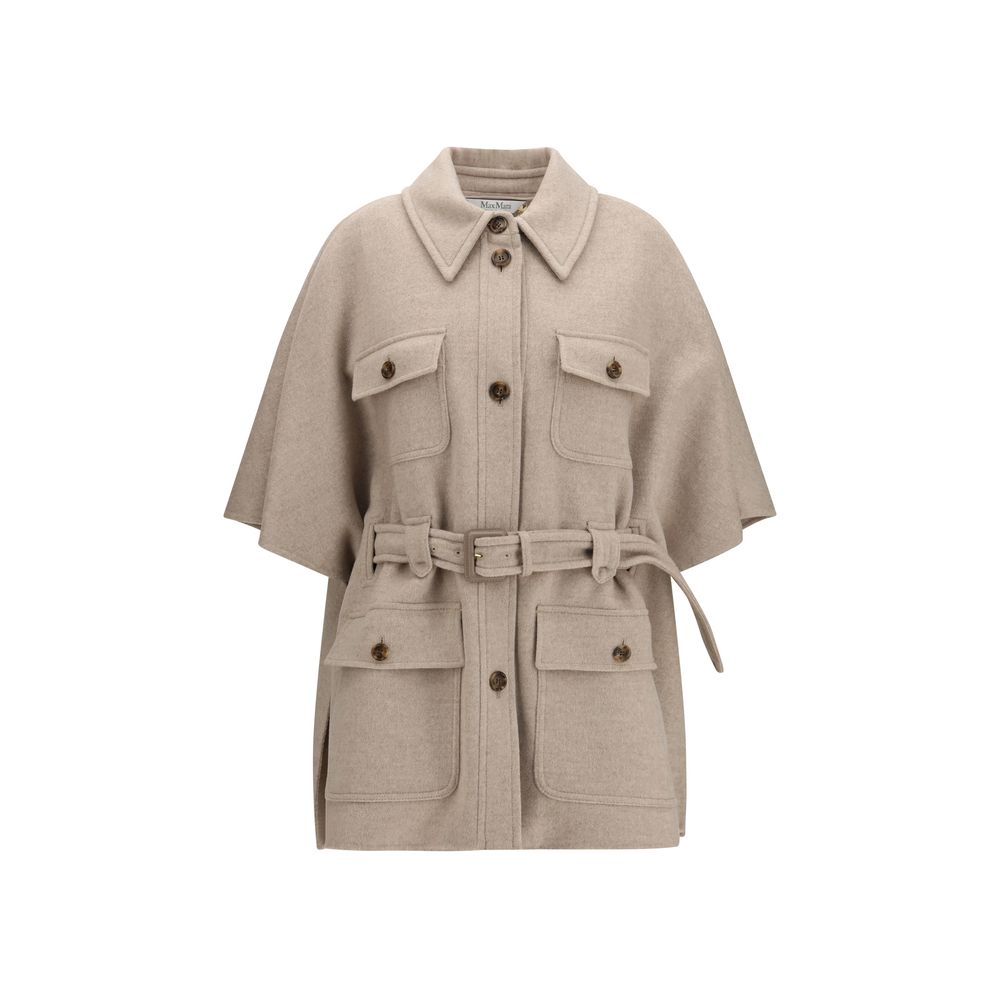 Max Mara Beige Cashmere Coat Max Mara