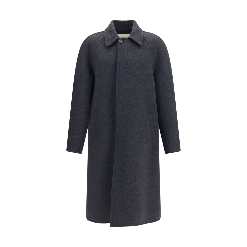 Valentino Garavani Gray Wool Oves Aries Coat Valentino Garavani