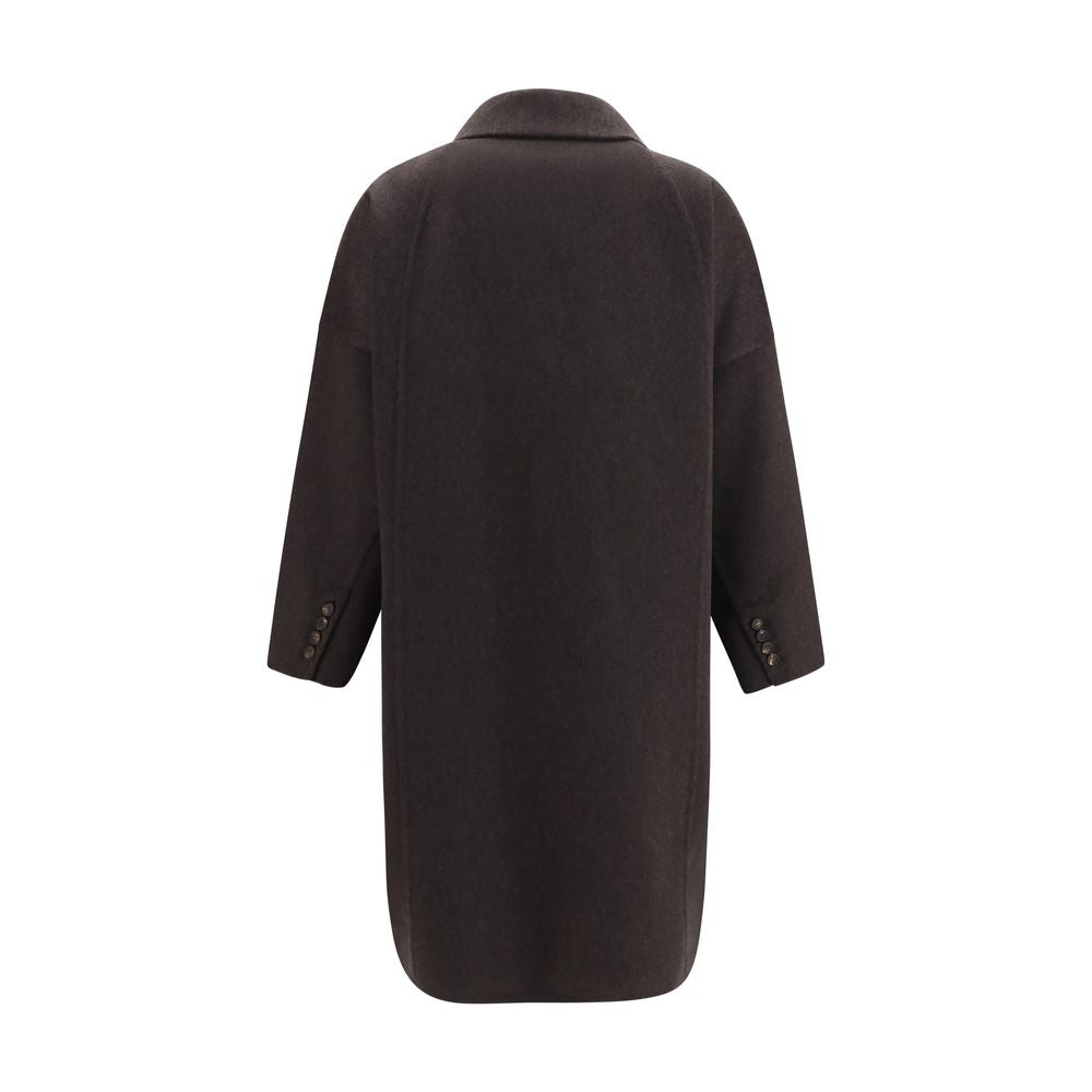Brunello Cucinelli Brown Cashmere Coat Brunello Cucinelli