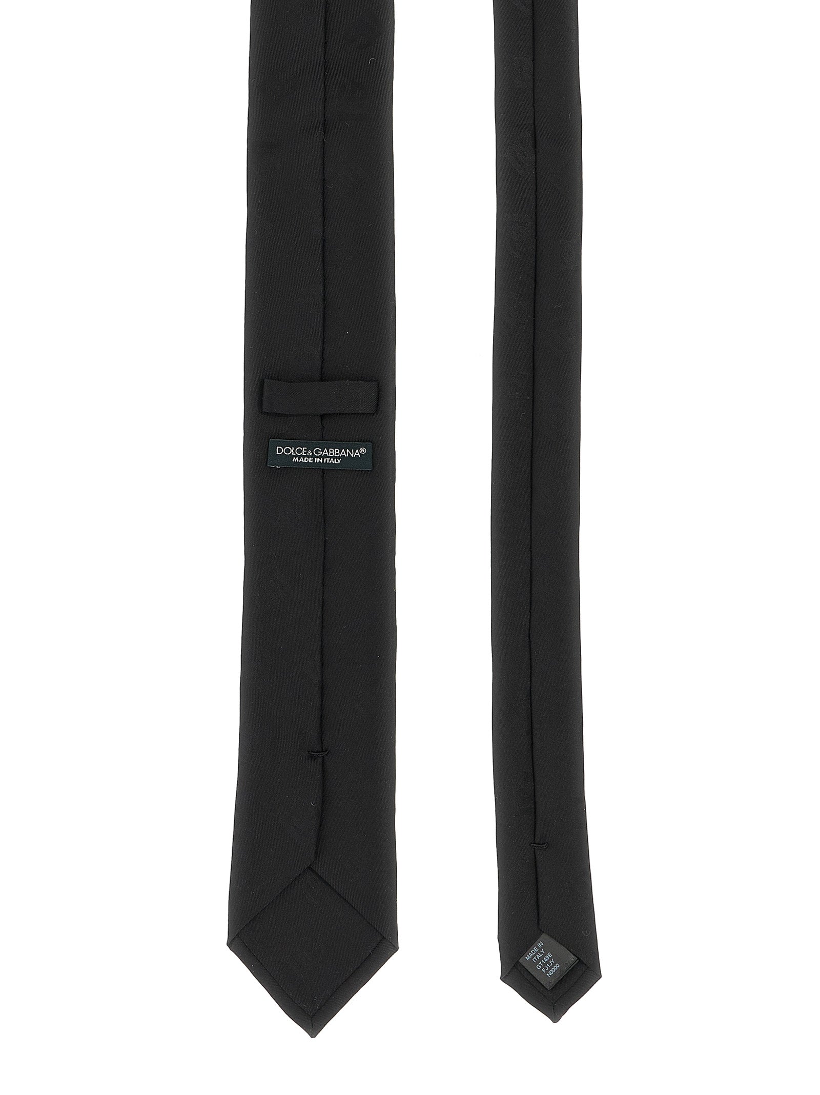 Dolce & Gabbana Black Silk Tie Dolce & Gabbana
