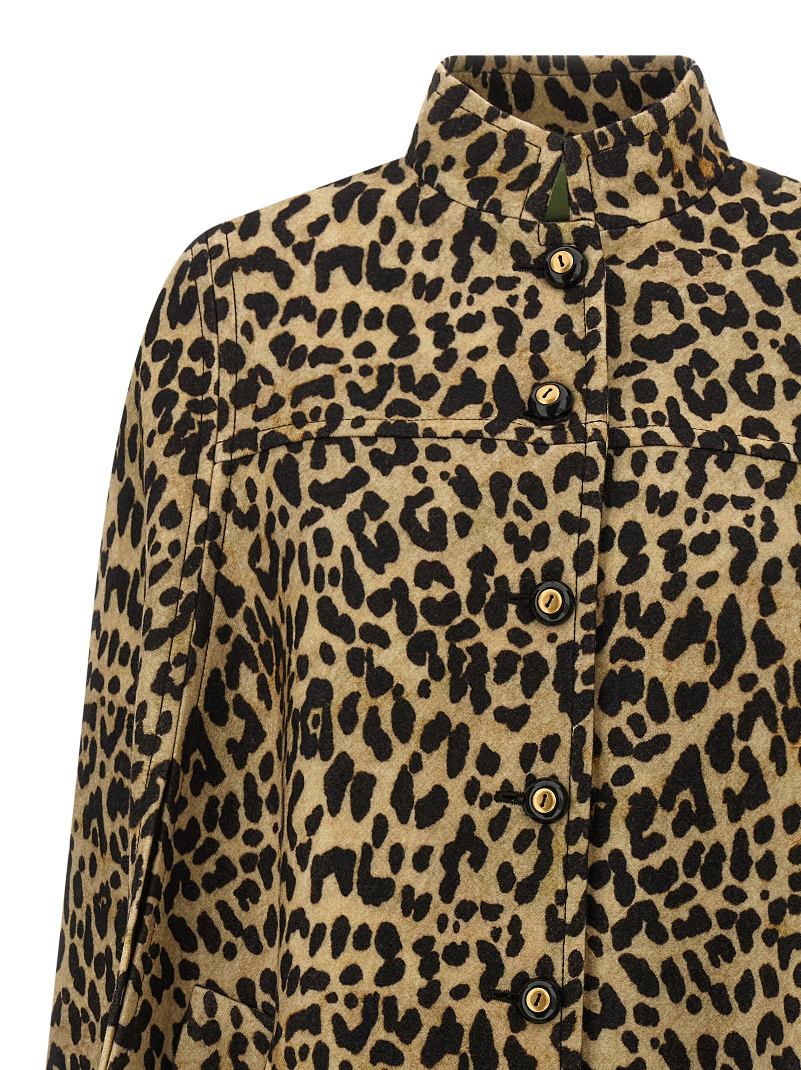 Valentino Garavani Brown Wool Coat Valentino Garavani