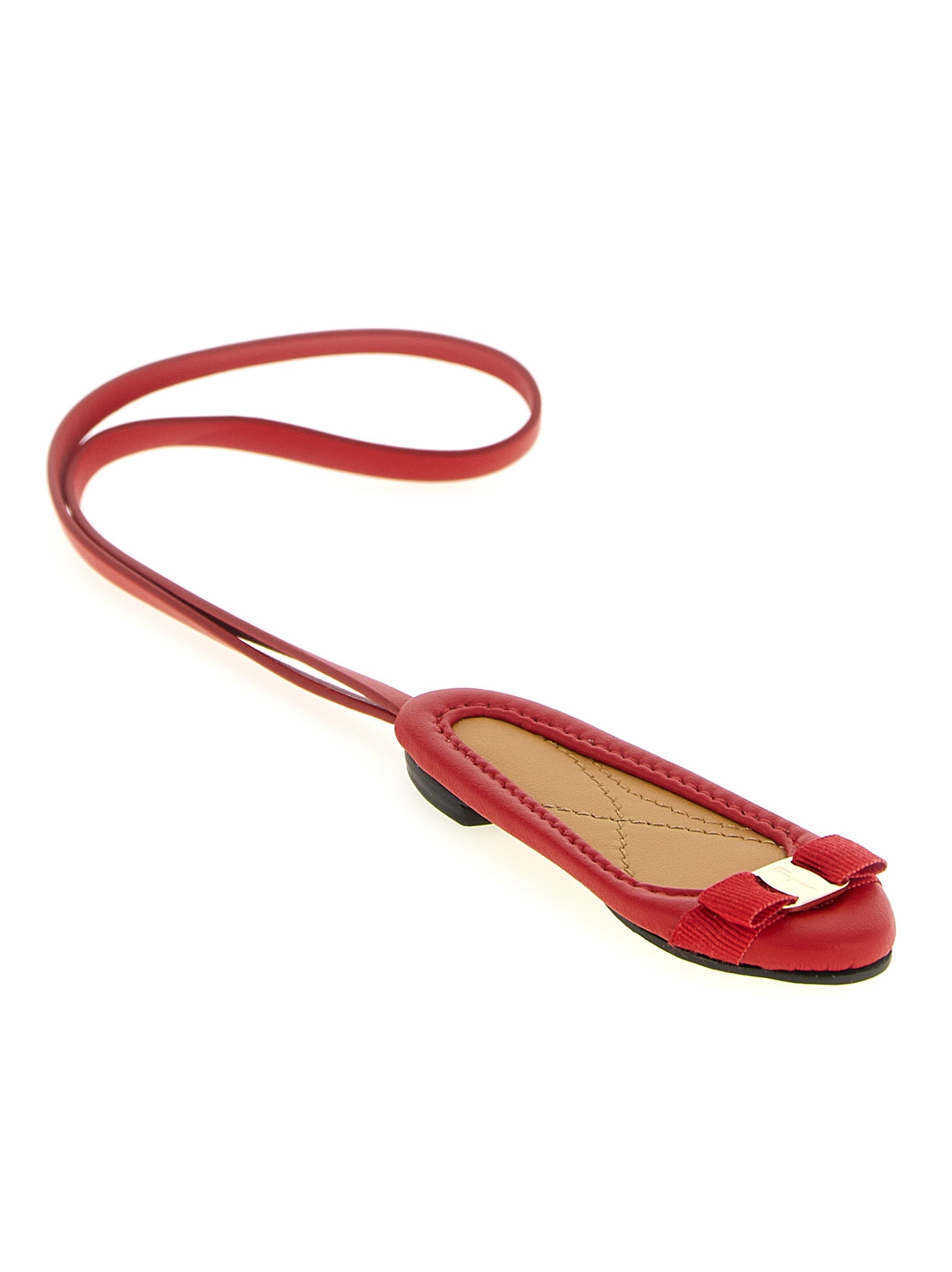 Ferragamo Multicolor Calfskin Keychain Ferragamo