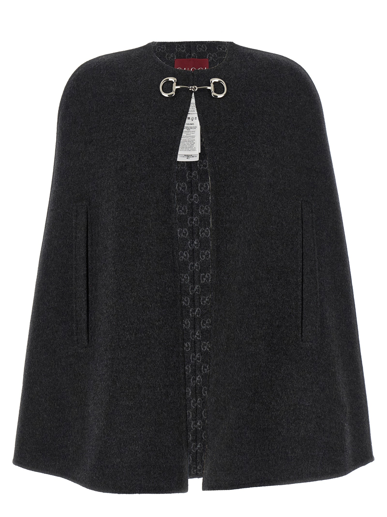 Gucci Gray Wool Coat Gucci