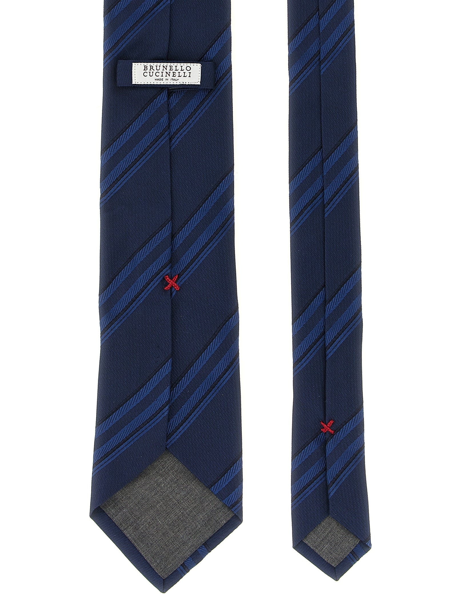 Brunello Cucinelli Blue Silk Tie Brunello Cucinelli