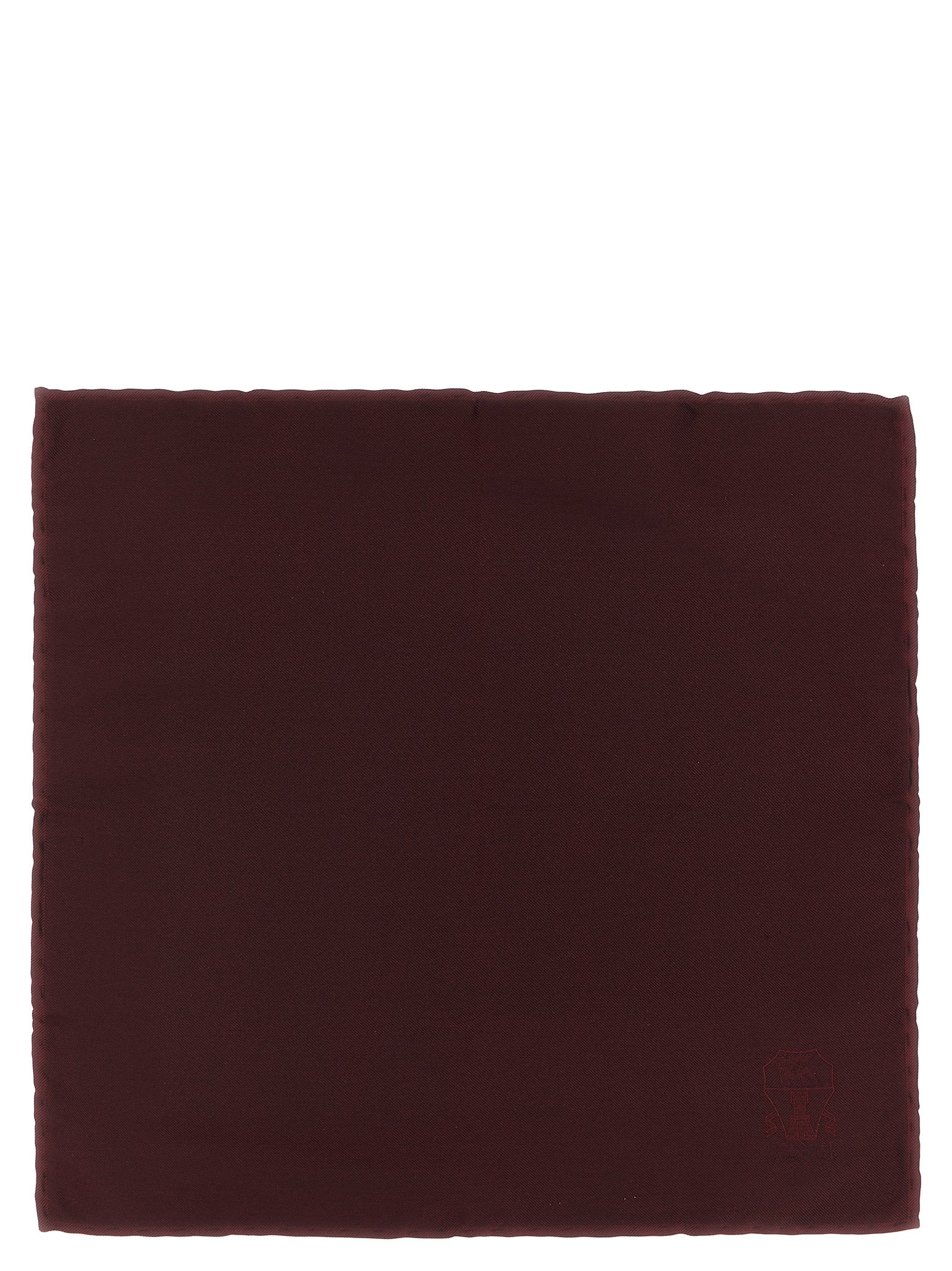 Brunello Cucinelli Bordeaux Silk Other Accessories Brunello Cucinelli