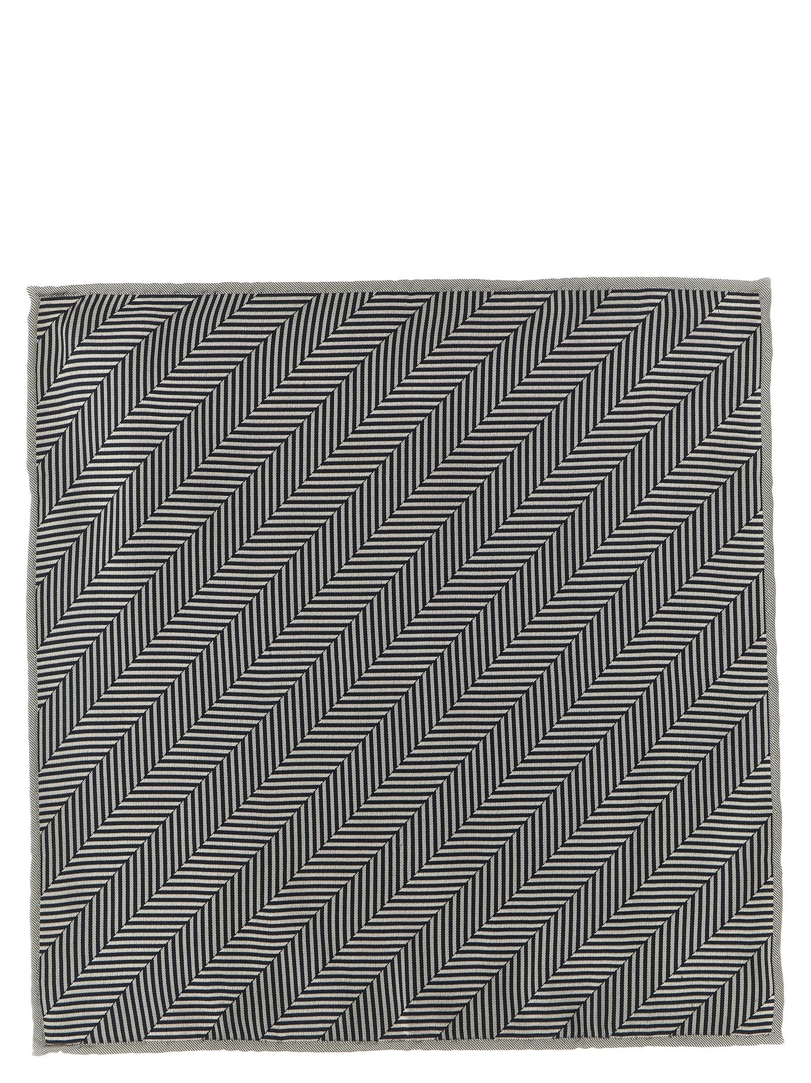 Brunello Cucinelli Gray Silk Pocket Square Brunello Cucinelli