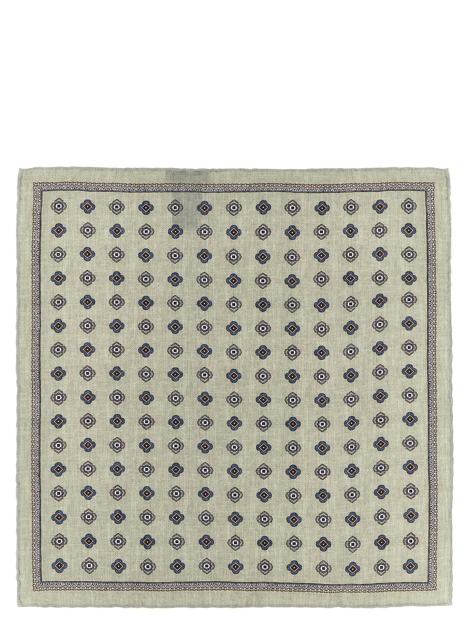 Brunello Cucinelli Multicolor Silk Pocket Square Brunello Cucinelli