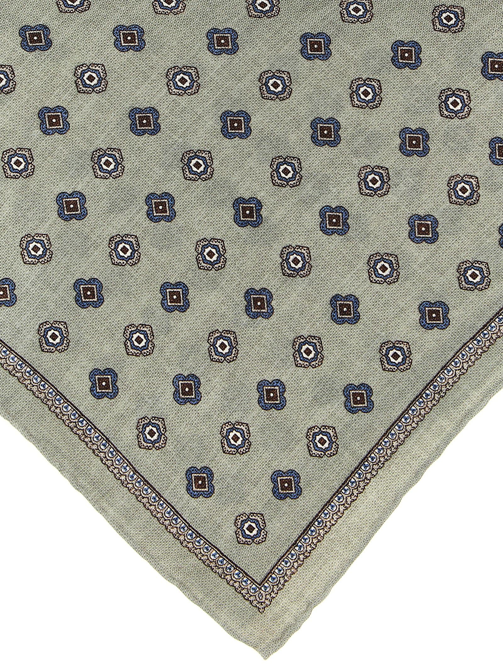Brunello Cucinelli Multicolor Silk Pocket Square Brunello Cucinelli