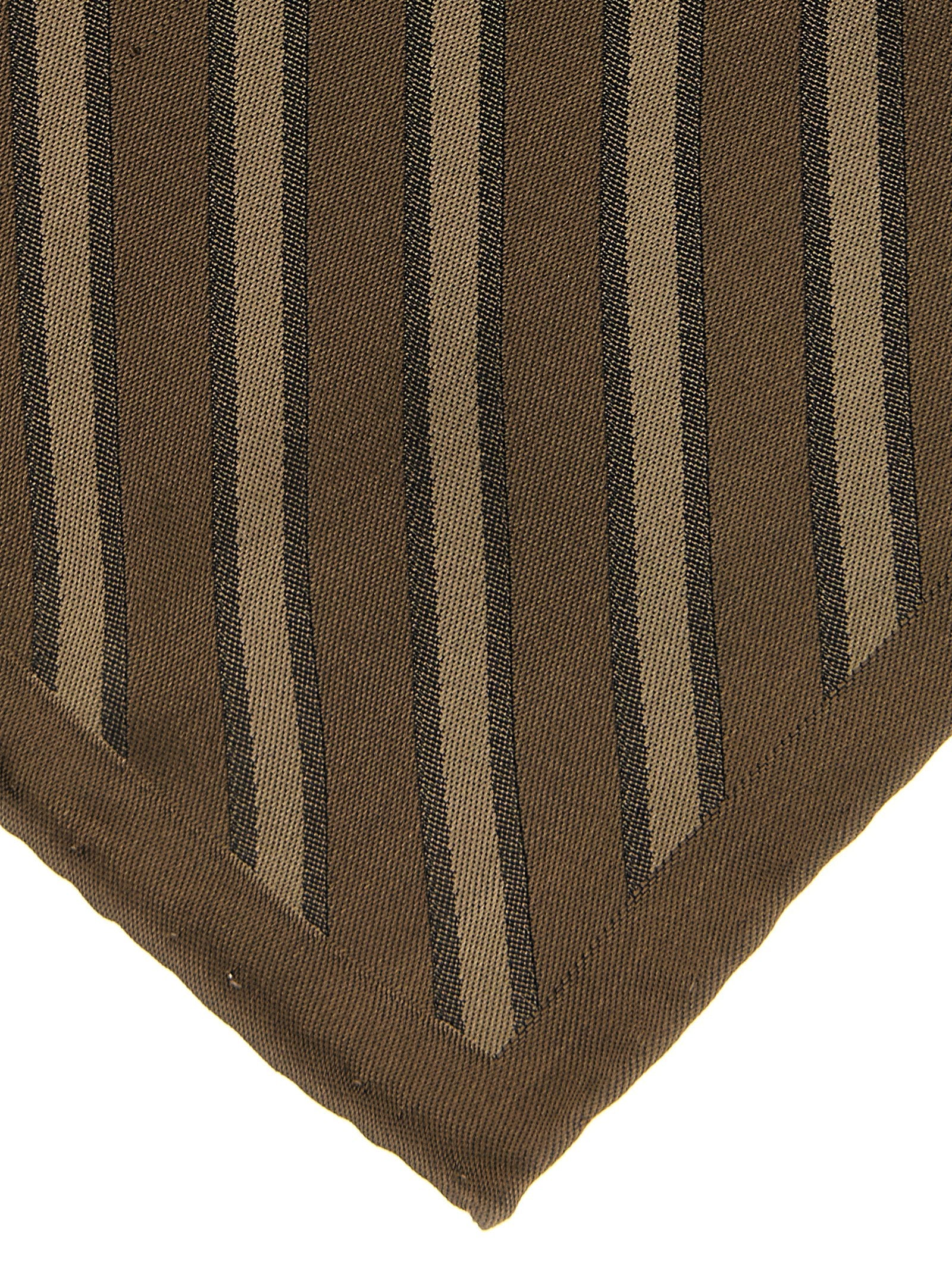 Brunello Cucinelli Brown Silk Foulard Brunello Cucinelli