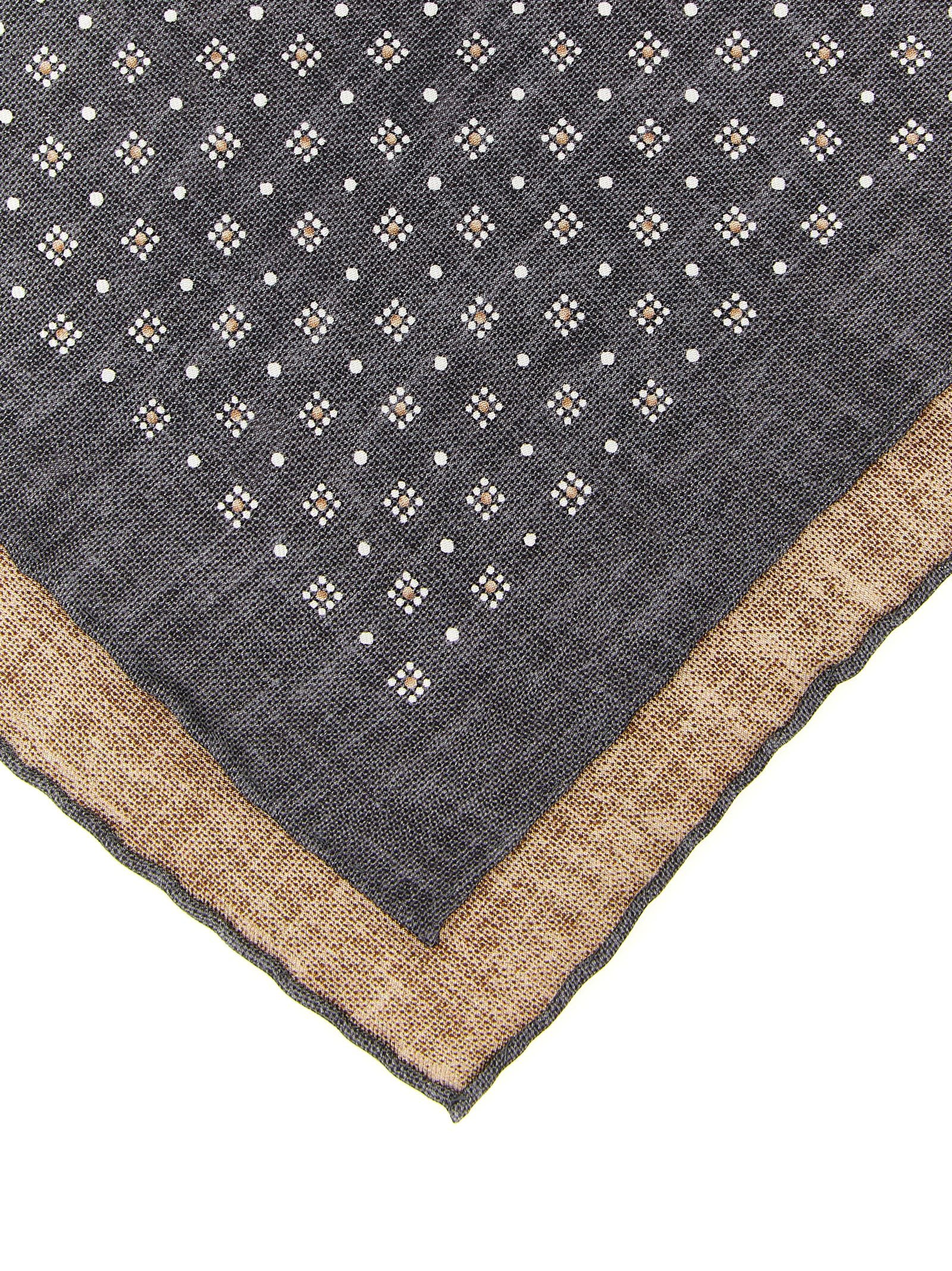 Brunello Cucinelli Gray Silk Accessories Brunello Cucinelli