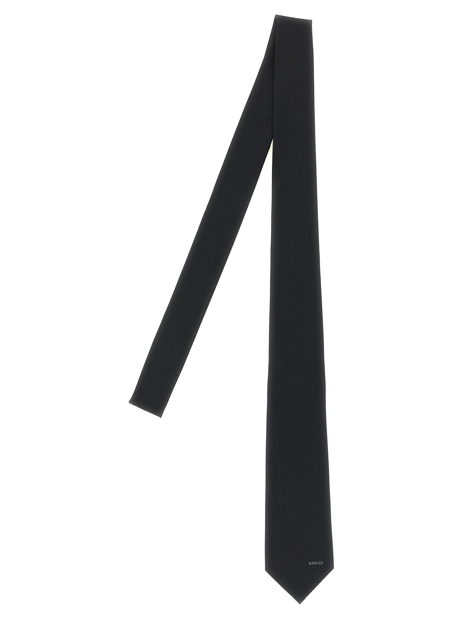Gucci Black Silk Tie Gucci