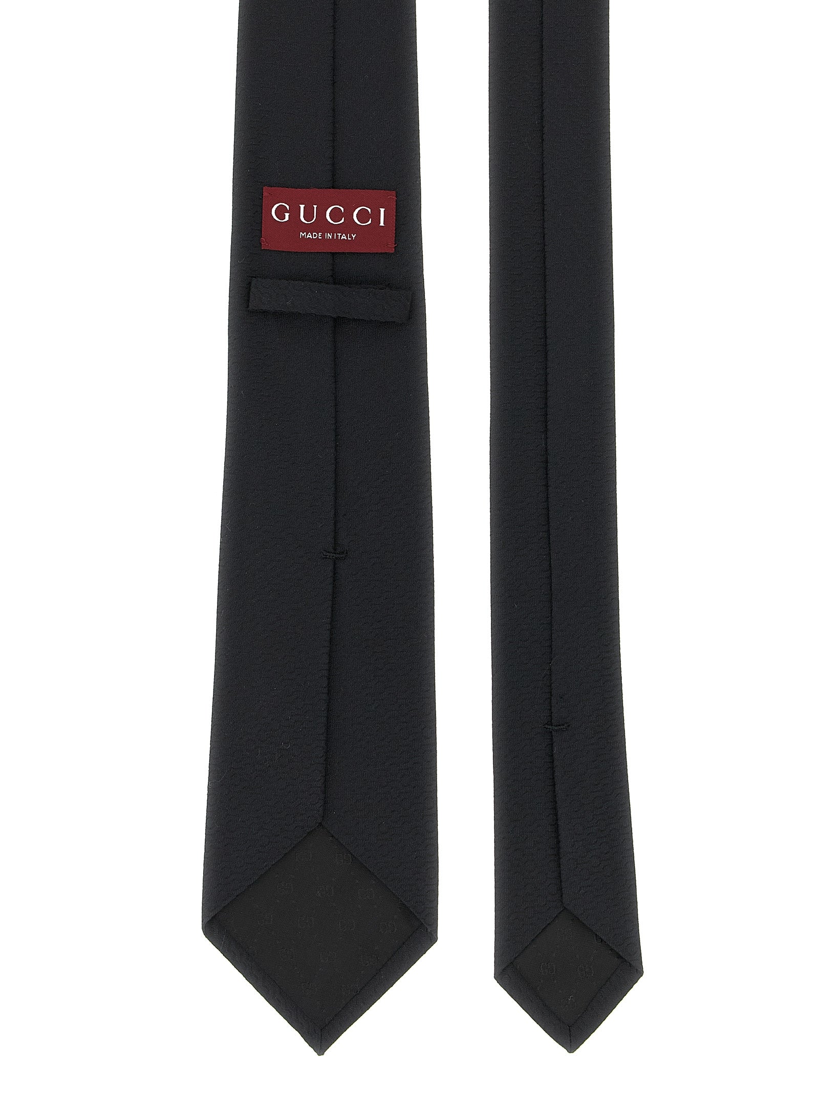 Gucci Black Silk Tie Gucci