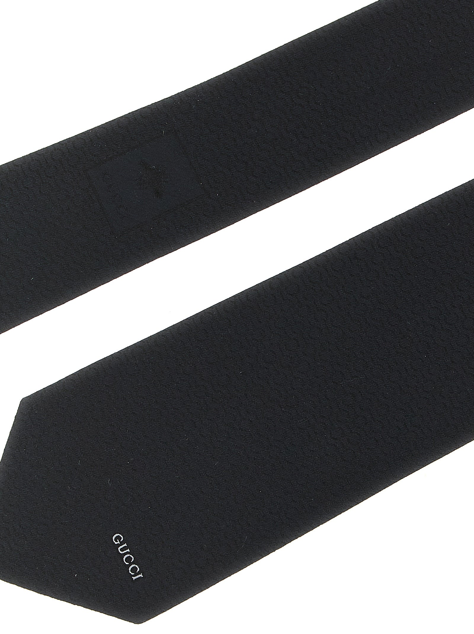 Gucci Black Silk Tie Gucci