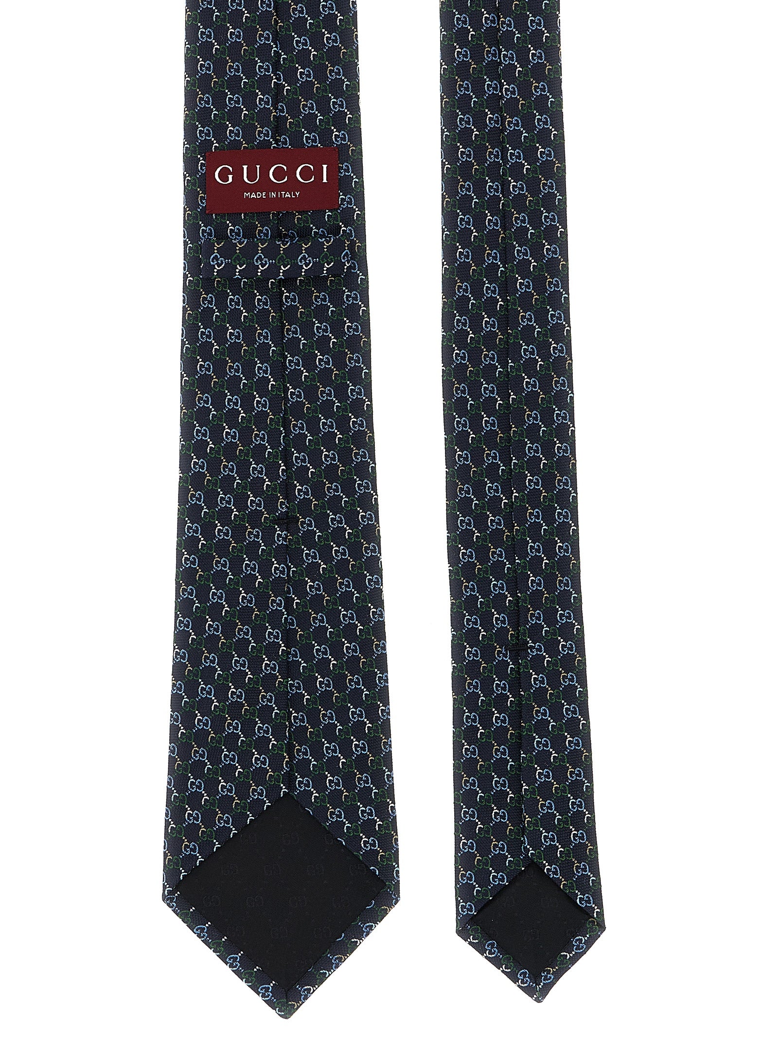 Gucci Blue Silk Tie Gucci