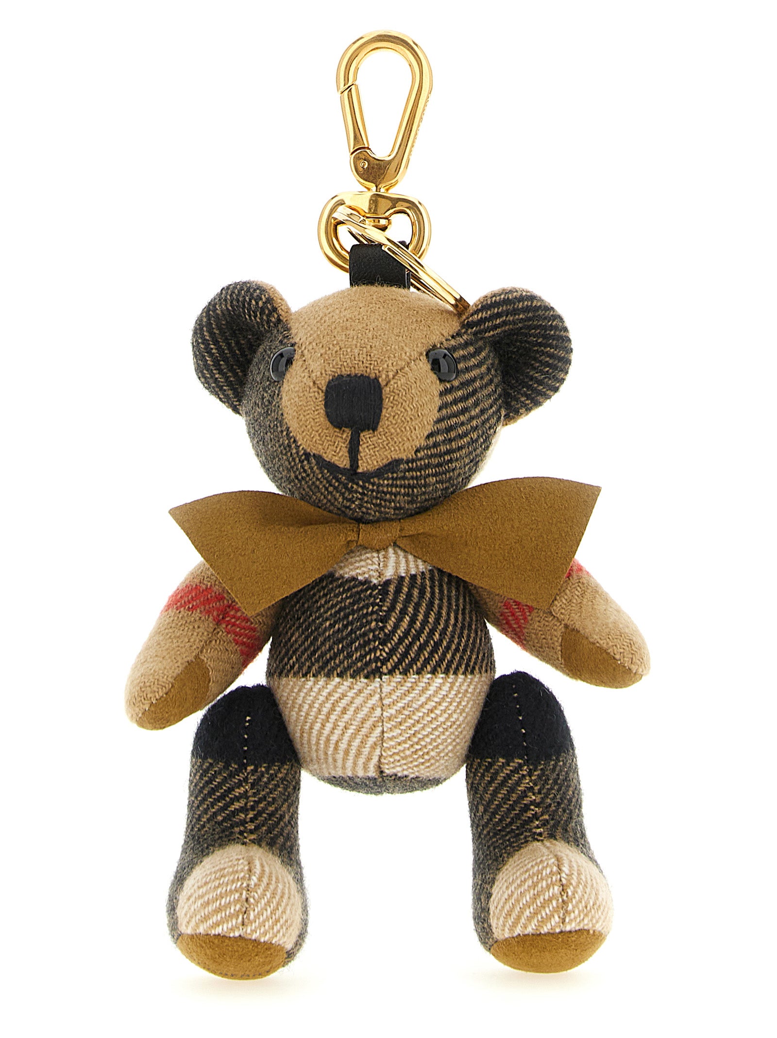 Burberry Beige Cashmere Keychain Burberry