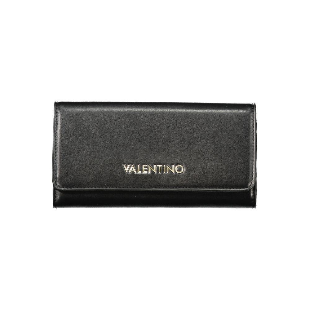 Mario Valentino Black Polyurethane Women's Wallet Mario Valentino
