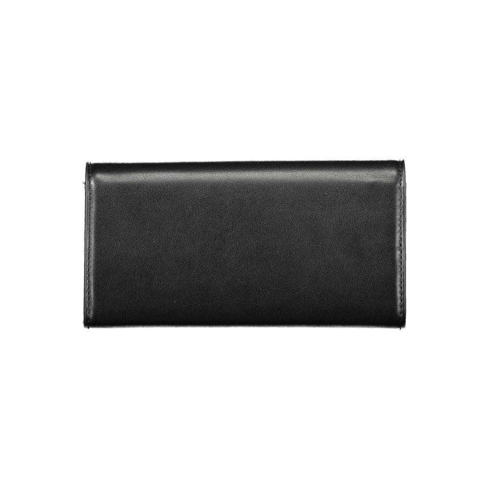 Mario Valentino Black Polyurethane Women's Wallet Mario Valentino