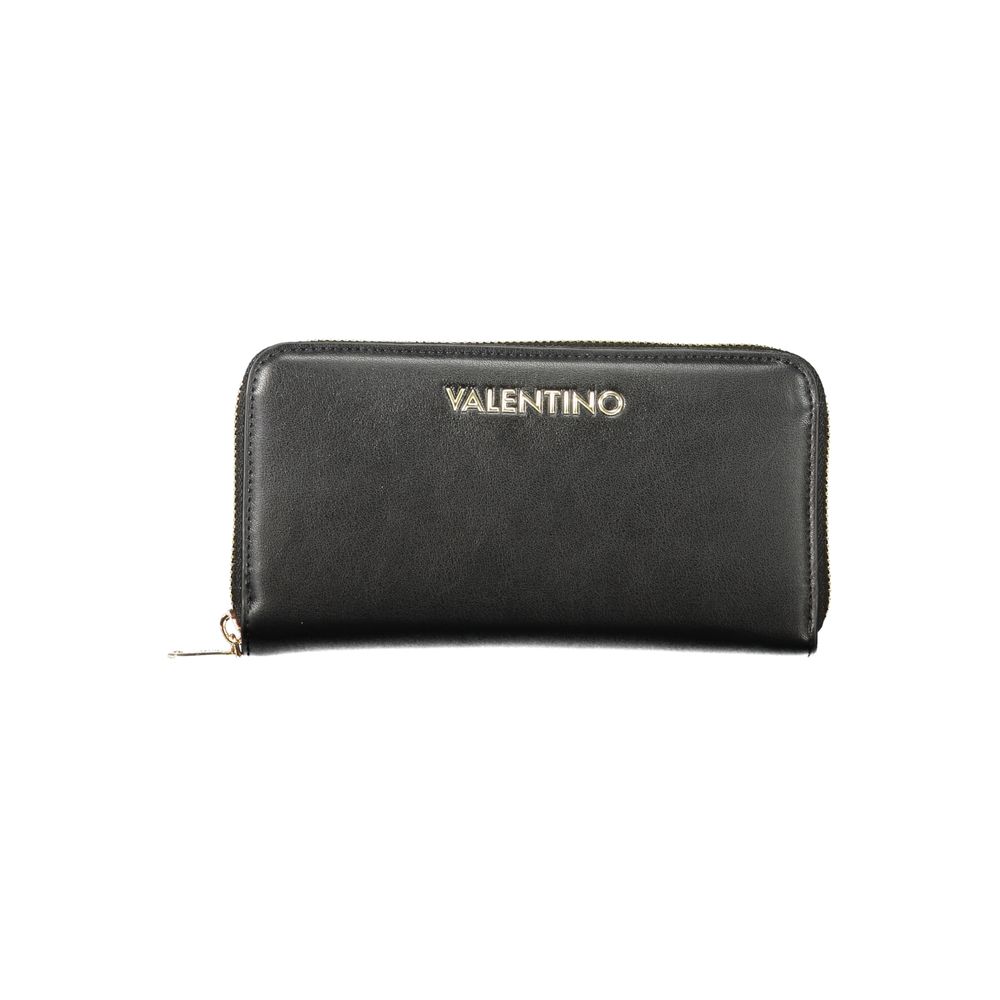 Mario Valentino Black Polyurethane Women's Wallet Mario Valentino