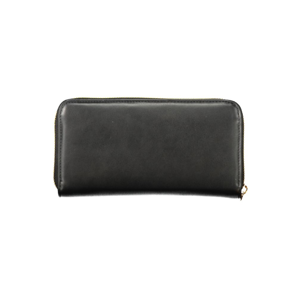 Mario Valentino Black Polyurethane Women's Wallet Mario Valentino