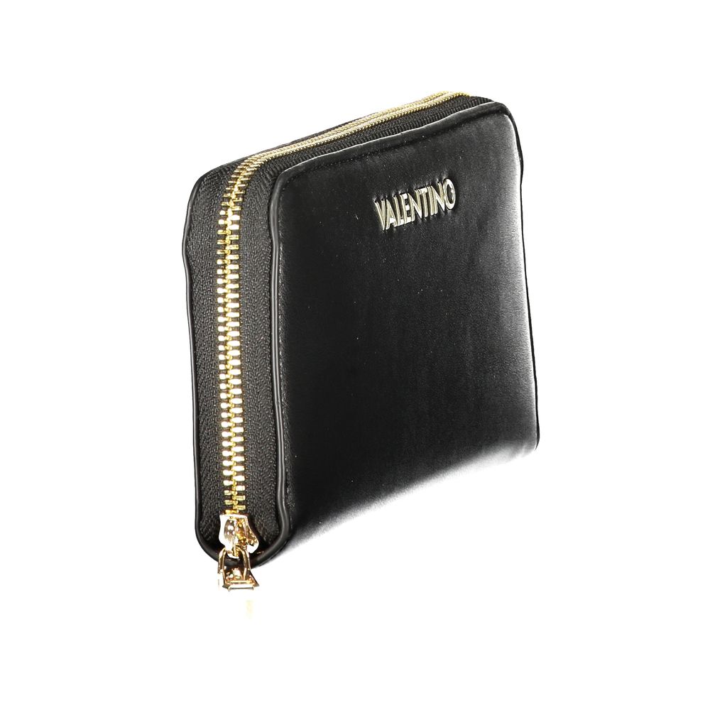 Mario Valentino Black Polyurethane Women's Wallet Mario Valentino