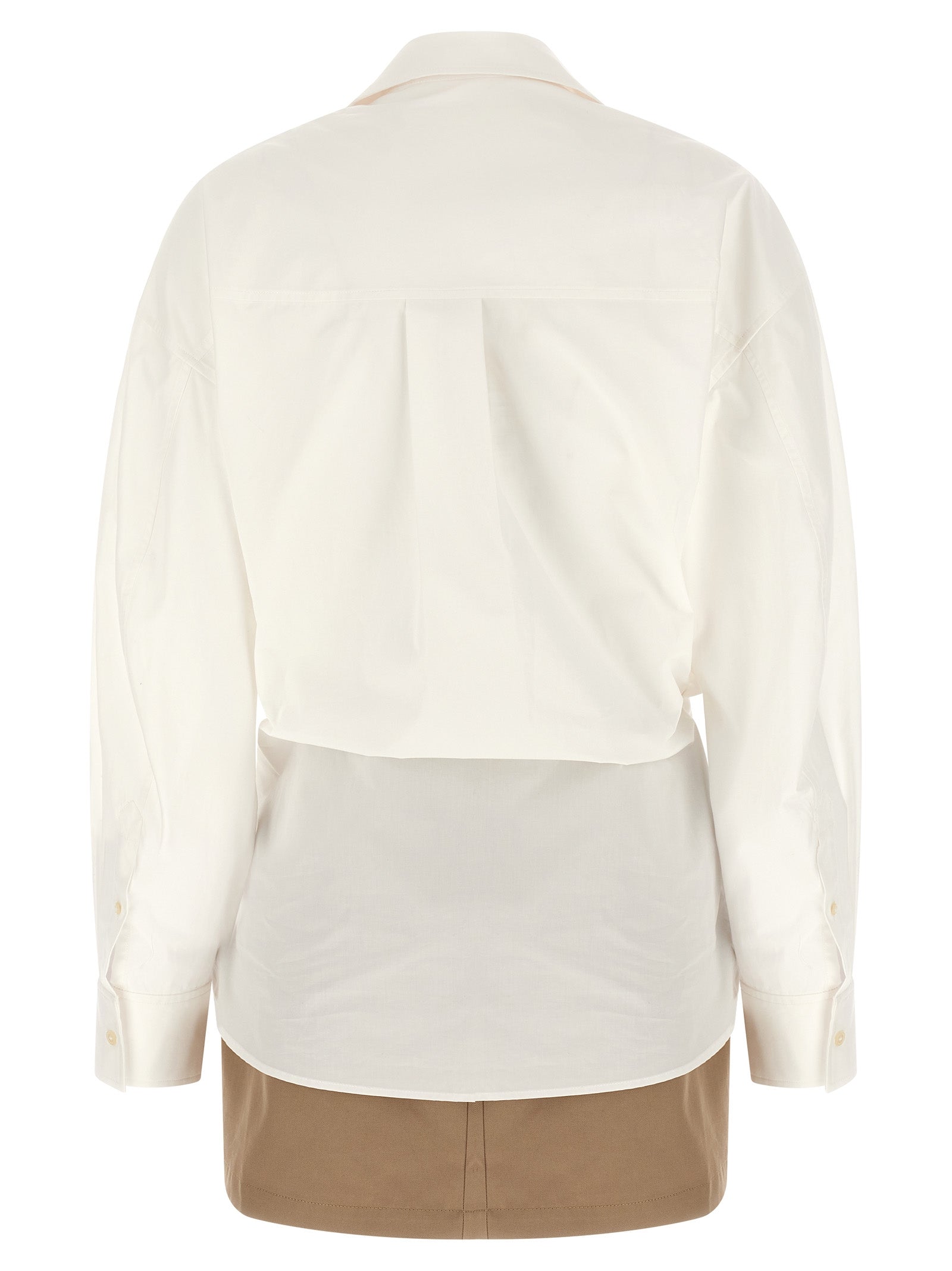 Alexander Wang White Cotton Short Dress Alexander Wang