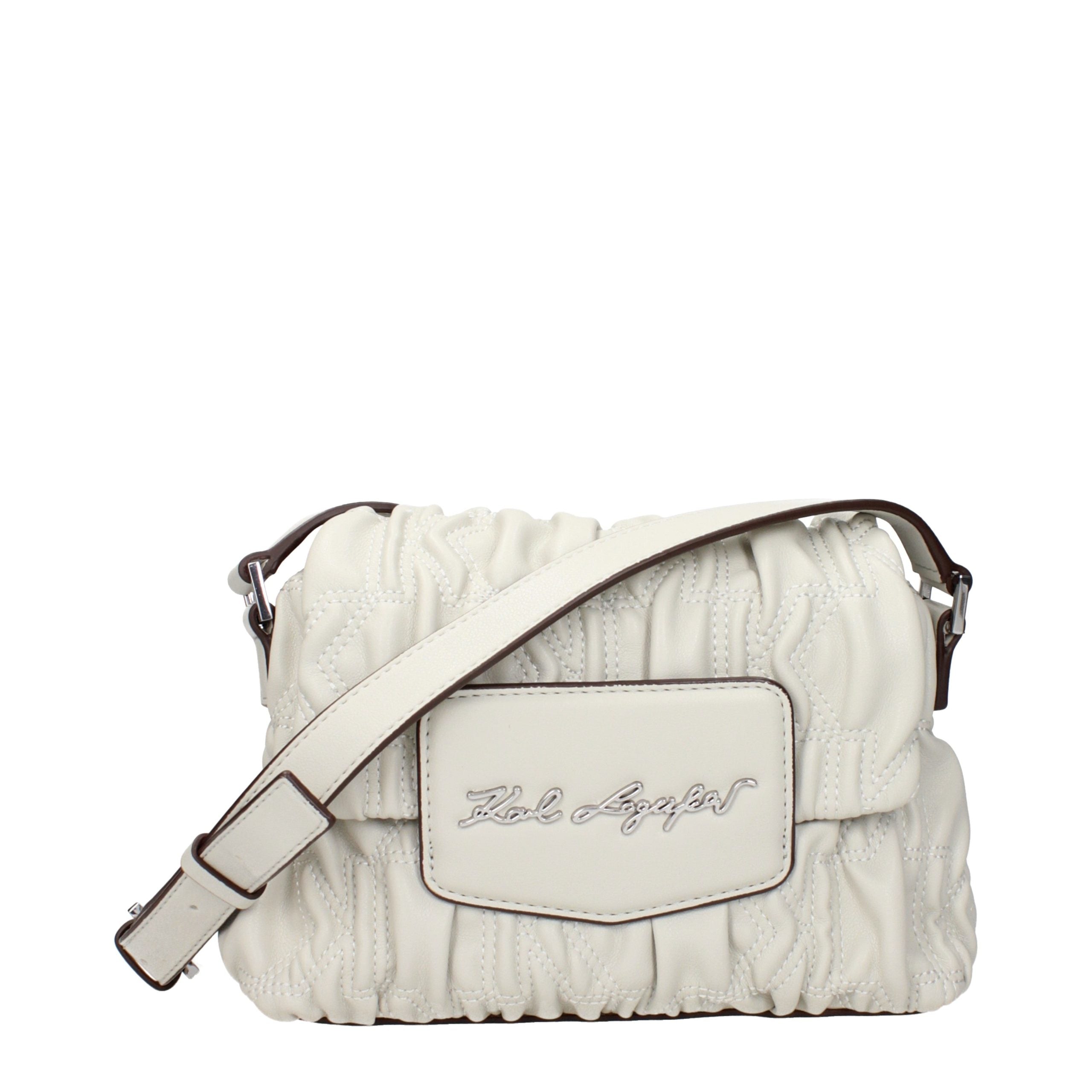 Karl Lagerfeld Gray Polyester Crossbody Bag Karl Lagerfeld