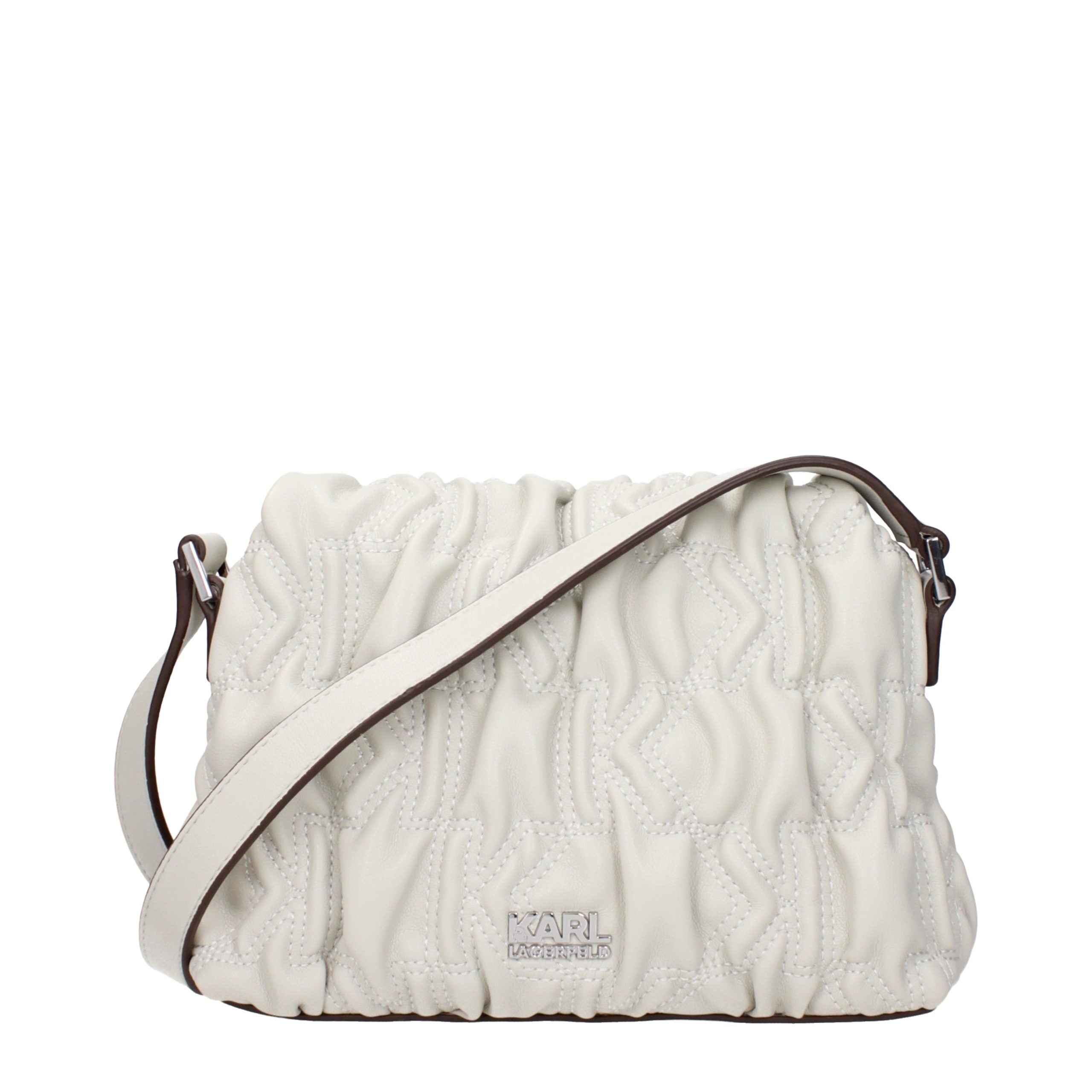 Karl Lagerfeld Gray Polyester Crossbody Bag Karl Lagerfeld