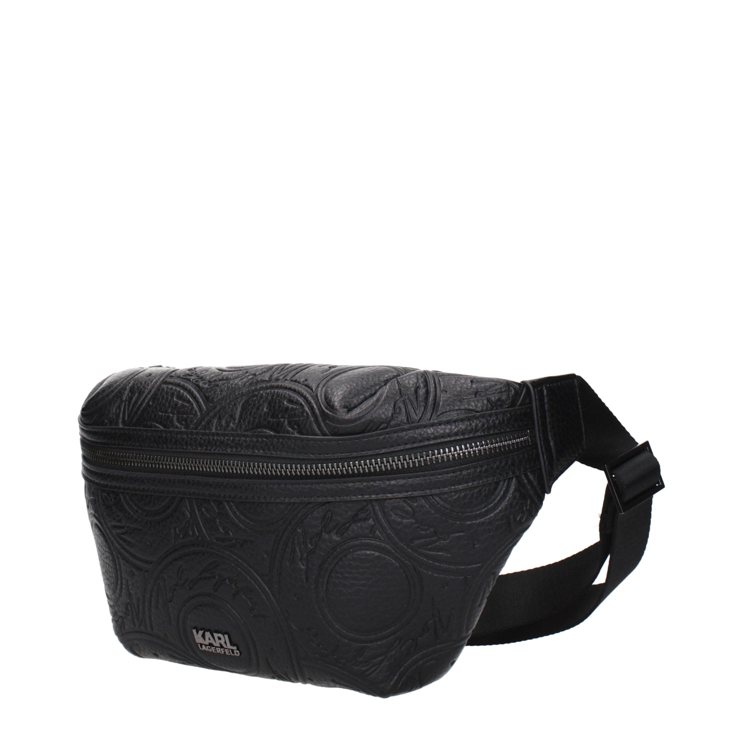 Karl Lagerfeld Black Polyethylene Backpack Karl Lagerfeld