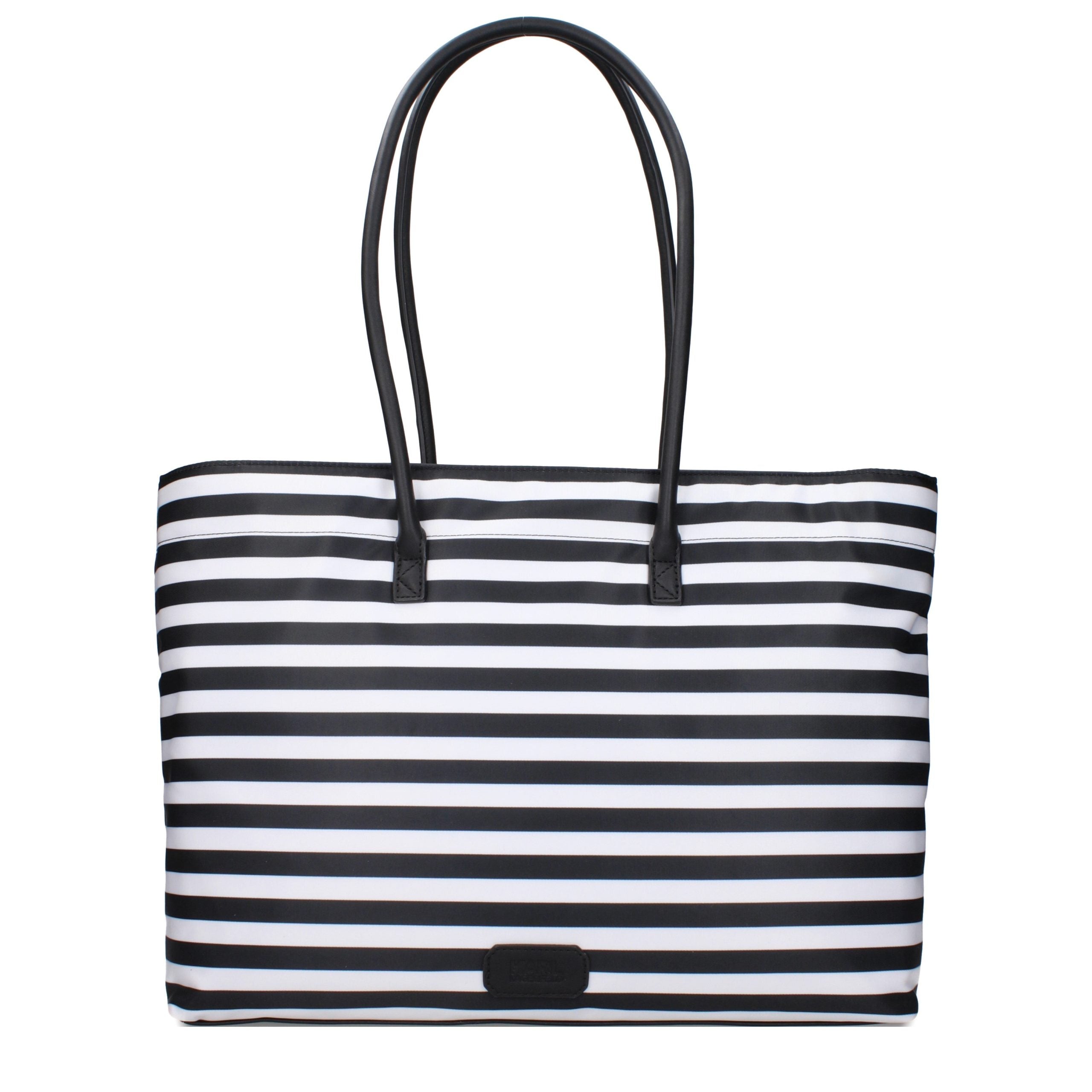 Karl Lagerfeld Black Fabric Shoulder Bag Karl Lagerfeld