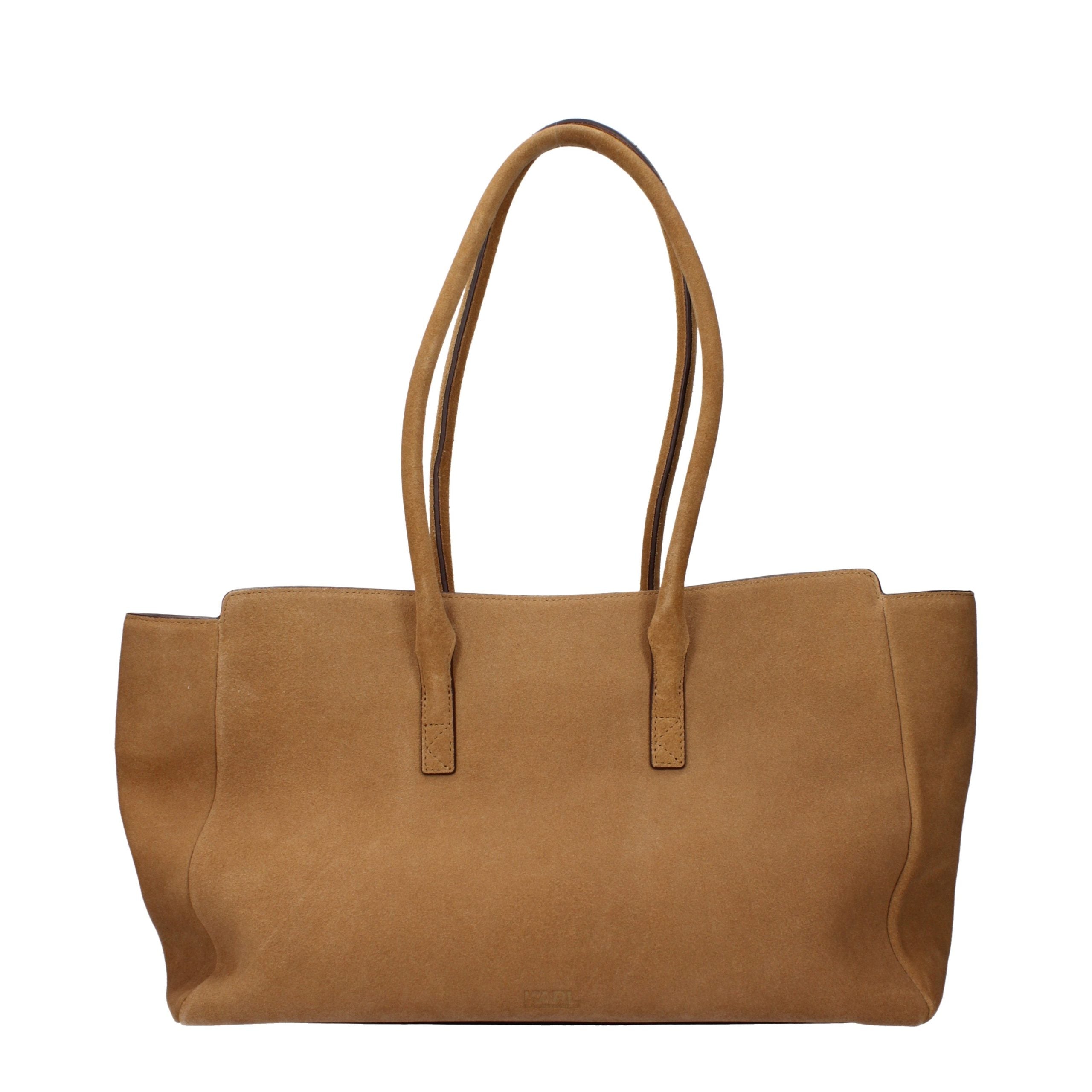 Karl Lagerfeld Brown Leather Shoulder Bag Karl Lagerfeld