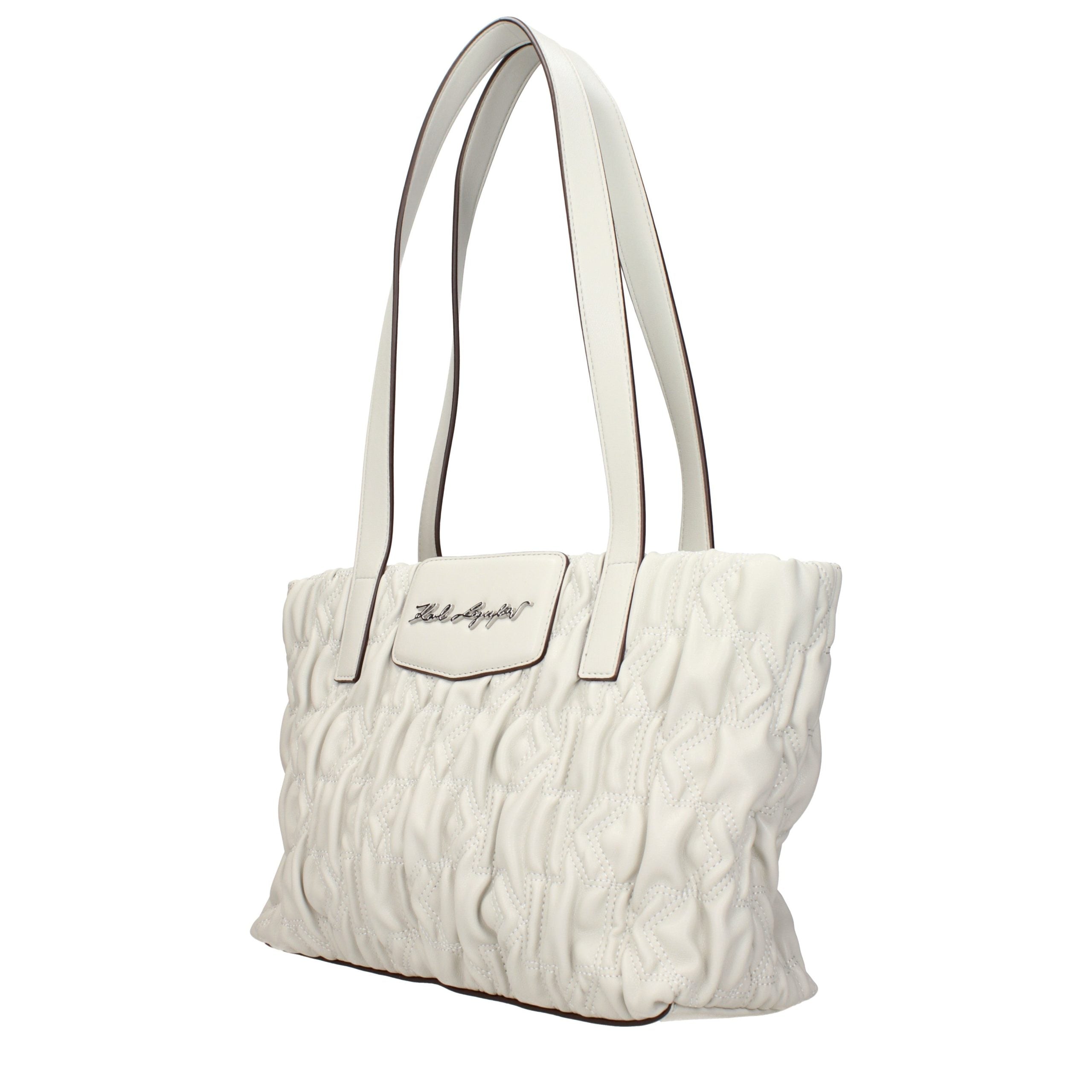 Karl Lagerfeld Gray Polyester Shoulder Bag Karl Lagerfeld