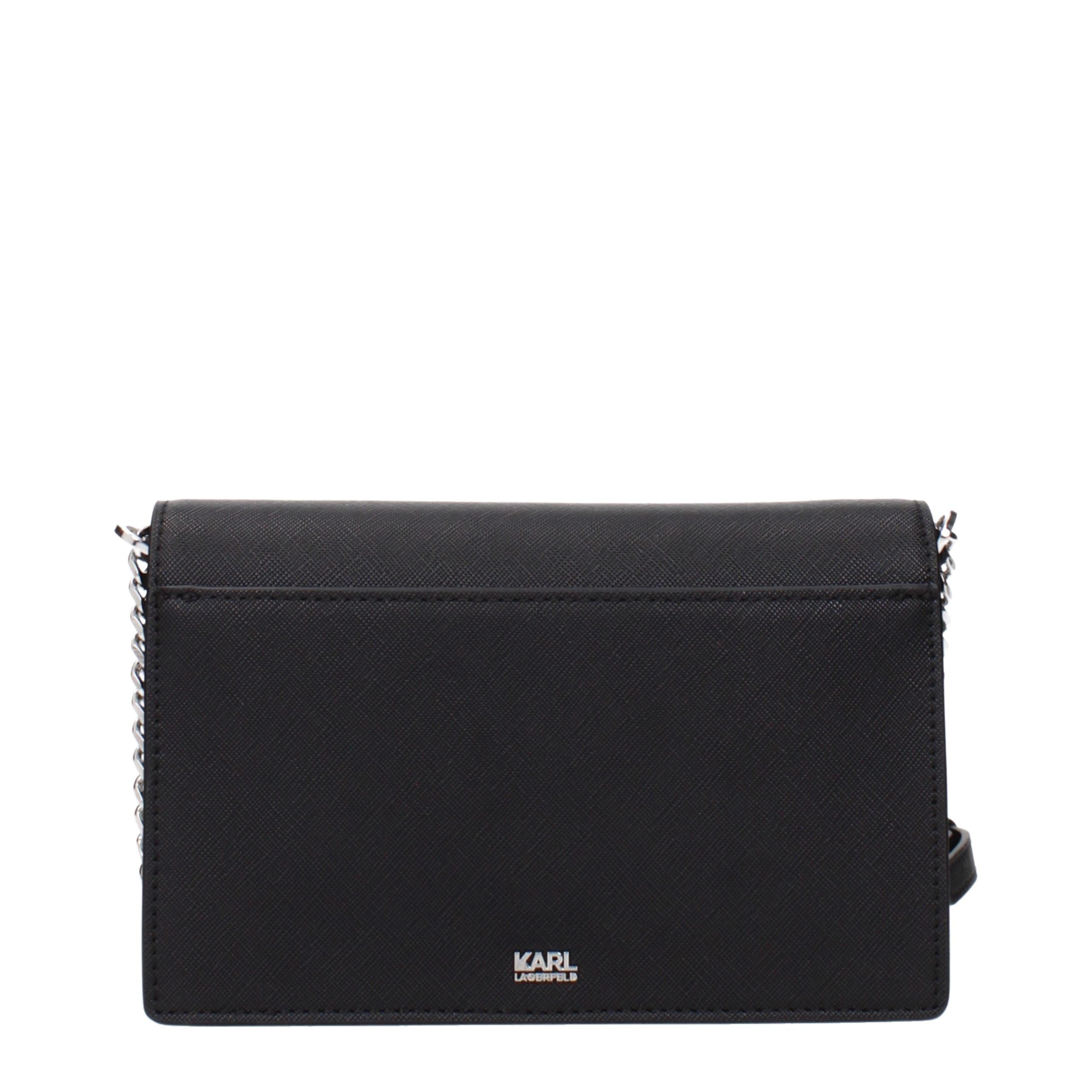 Karl Lagerfeld Black Polyethylene Crossbody Bag Karl Lagerfeld