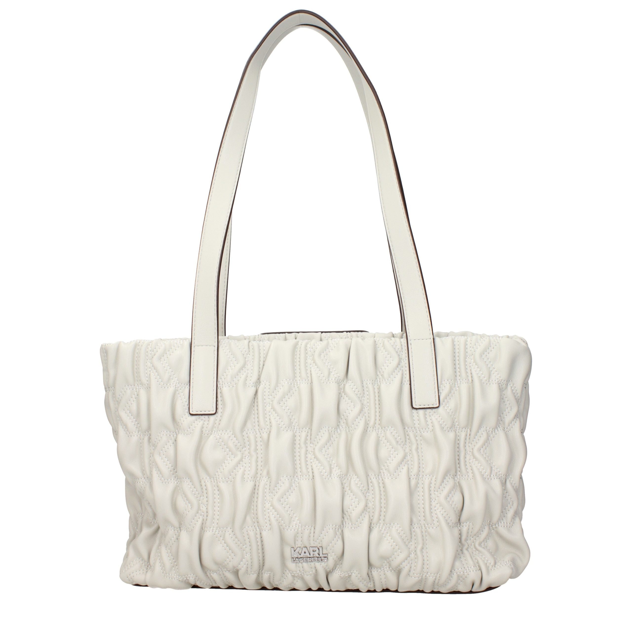 Karl Lagerfeld Gray Polyester Shoulder Bag Karl Lagerfeld