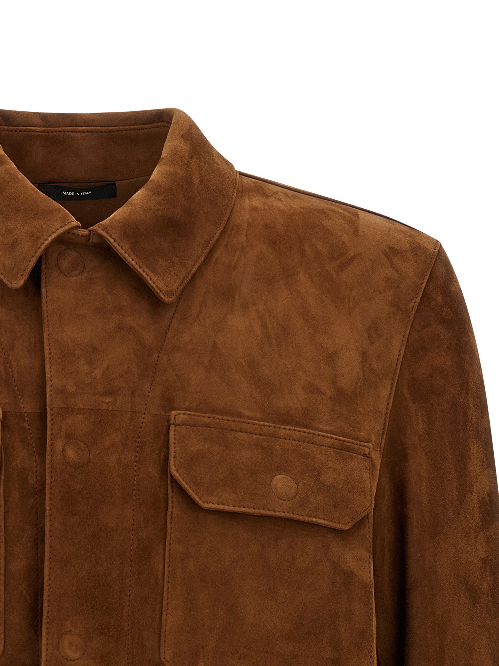 Tom Ford Brown Lamb Leather Leather Jacket Tom Ford