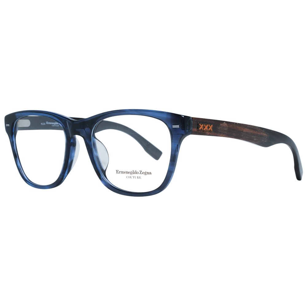Ermenegildo Zegna Blue Plastic Glasses (Frames) Ermenegildo Zegna