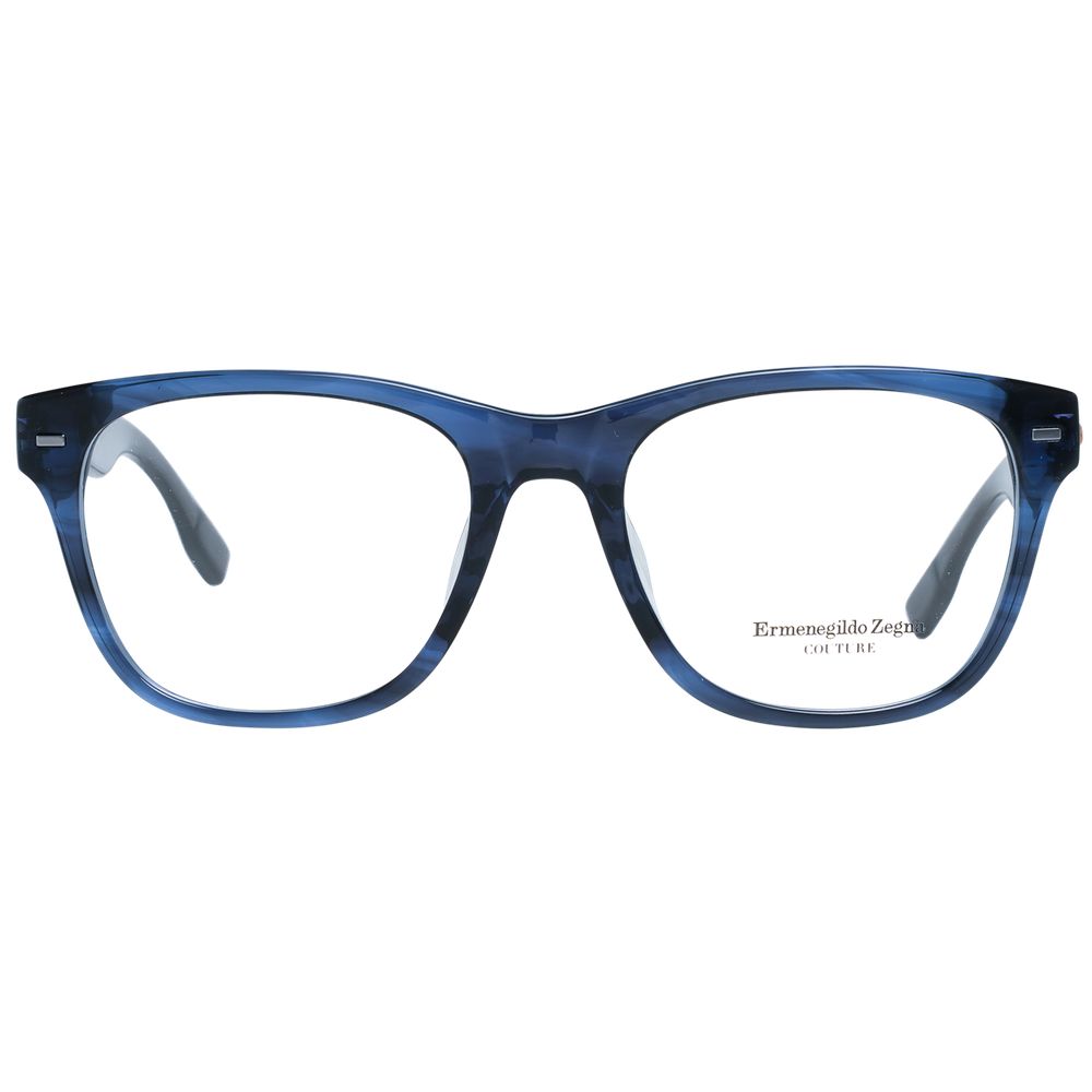 Ermenegildo Zegna Blue Plastic Glasses (Frames) Ermenegildo Zegna