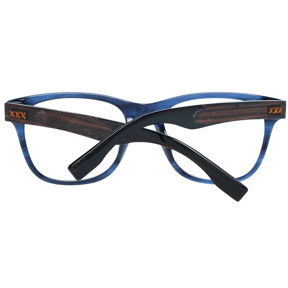Ermenegildo Zegna Blue Plastic Glasses (Frames) Ermenegildo Zegna