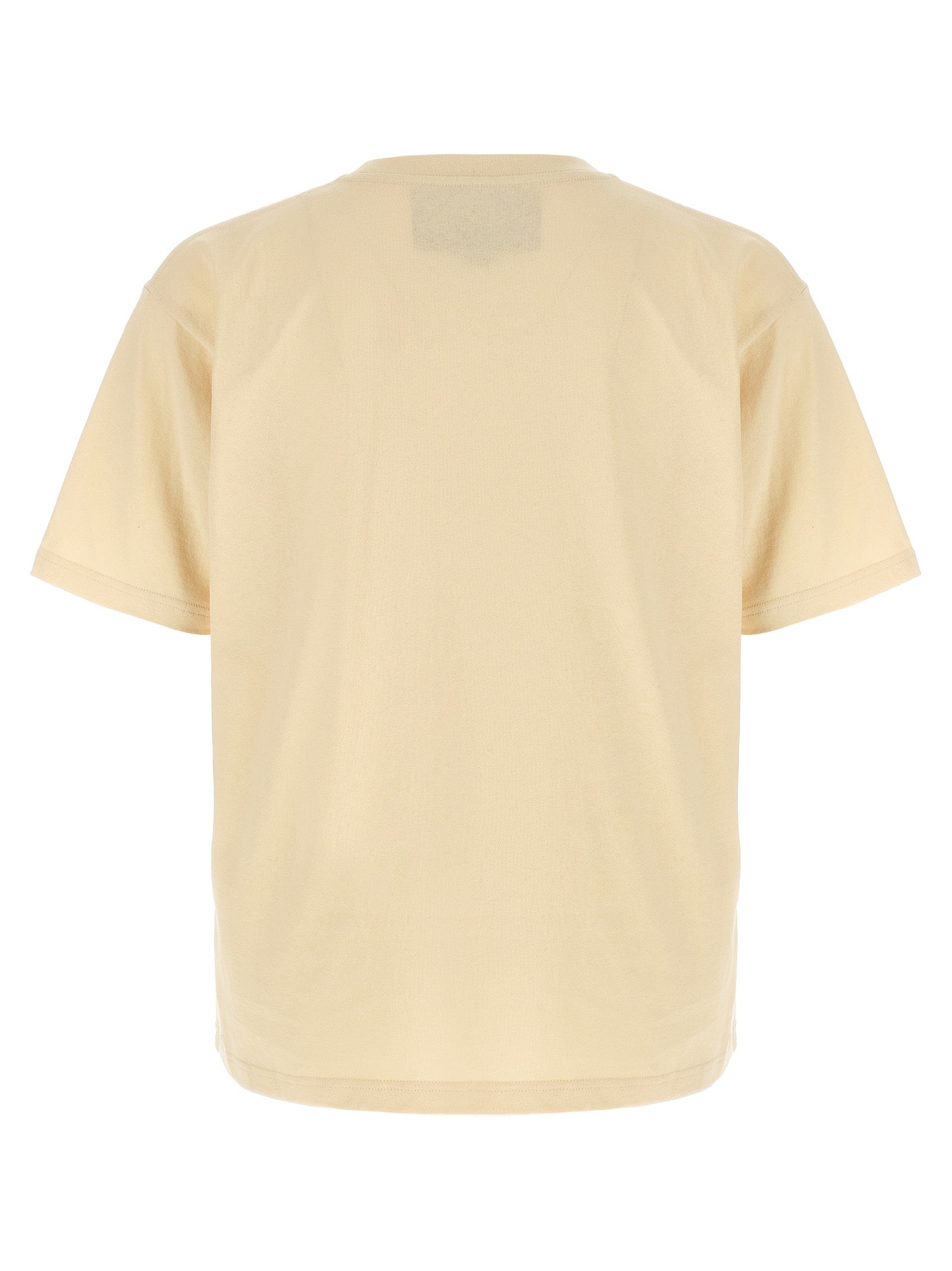 Valentino Garavani Beige Cotton T-Shirt Valentino Garavani