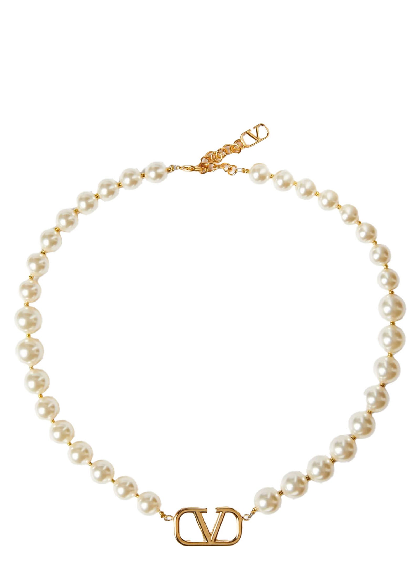 Valentino Garavani Gold Metal Necklace Valentino Garavani
