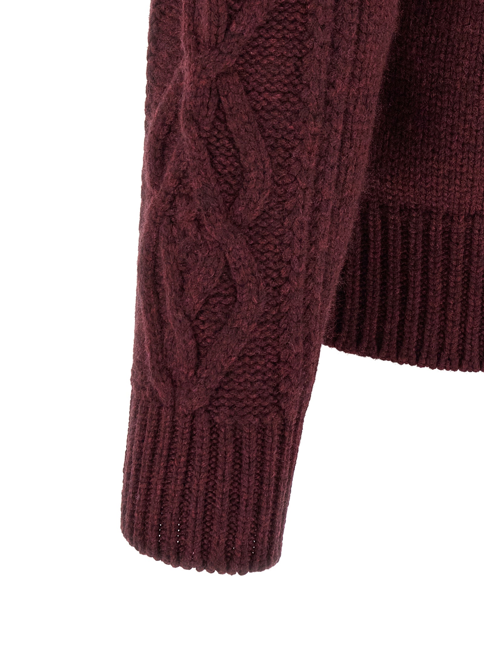 Brunello Cucinelli Bordeaux Cashmere Cardigan Brunello Cucinelli