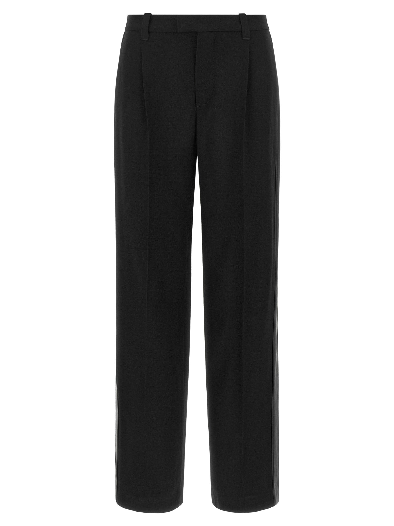 Brunello Cucinelli Black Virgin Wool Casual Pants Brunello Cucinelli